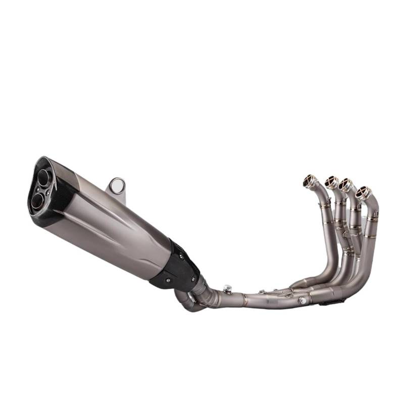 Motorrad-Endschalldämpfer Für S1000R S1000rr 2017-2018 Komplette Motorrad-Auspuffanlage Escape Slip On Front Tube Link Pipe Connect Original s1000rr von SIBOUOU