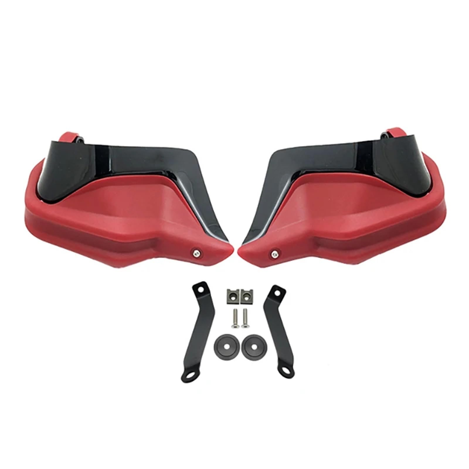 Motorrad Handschutz Für CB 500X NC750X NC750 X CB500X 2013-2023 Motorrad Handschutz Handschutz Windschutz Handschützer Abdeckung Carbon-Look(Red Black Set) von SIBOUOU