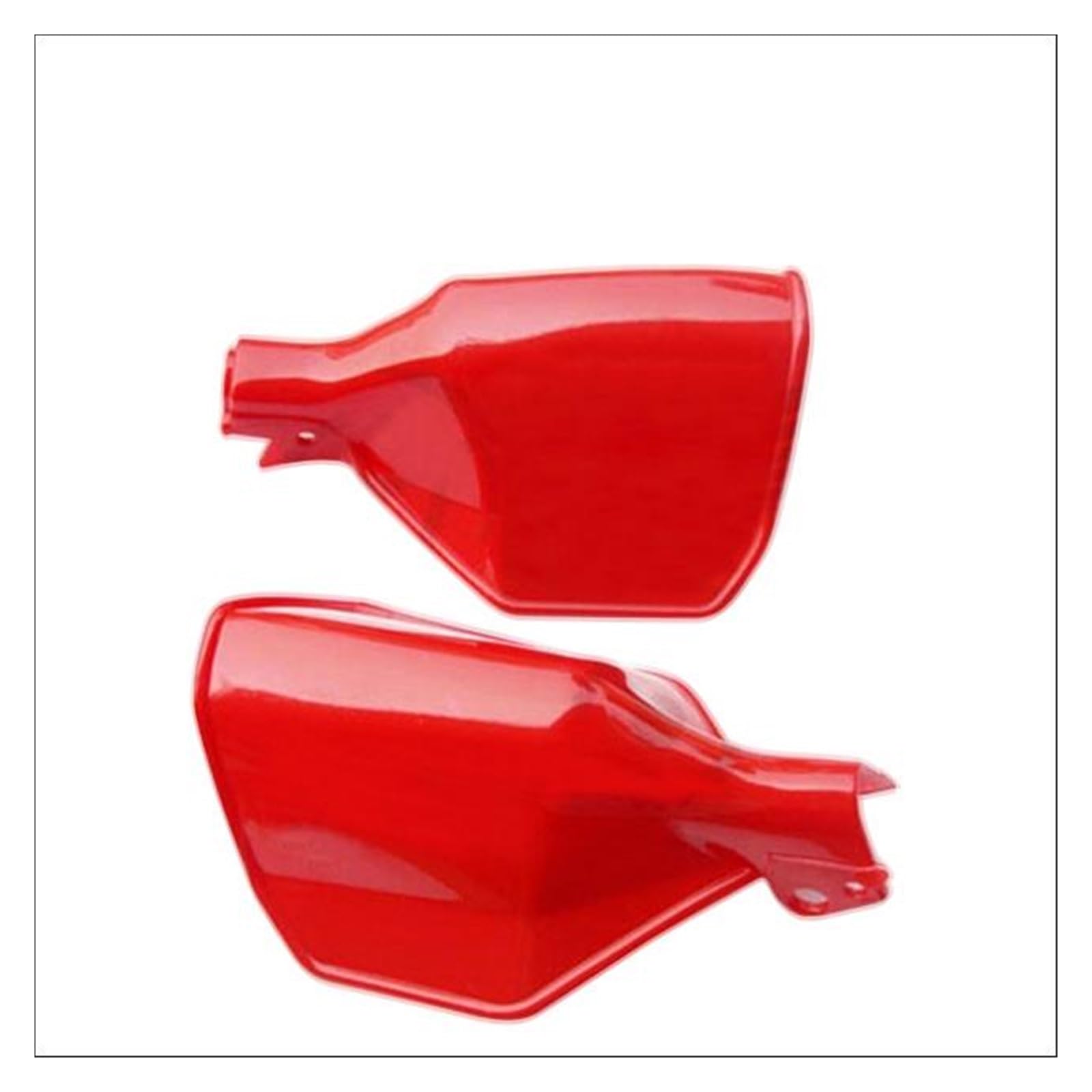 Motorrad Handschutz Für Motorradteile Für 1 Paar Motorrad-Handprotektoren Universal-Kunststoff-ABS-Windschutzscheiben-Handschutz(Red) von SIBOUOU