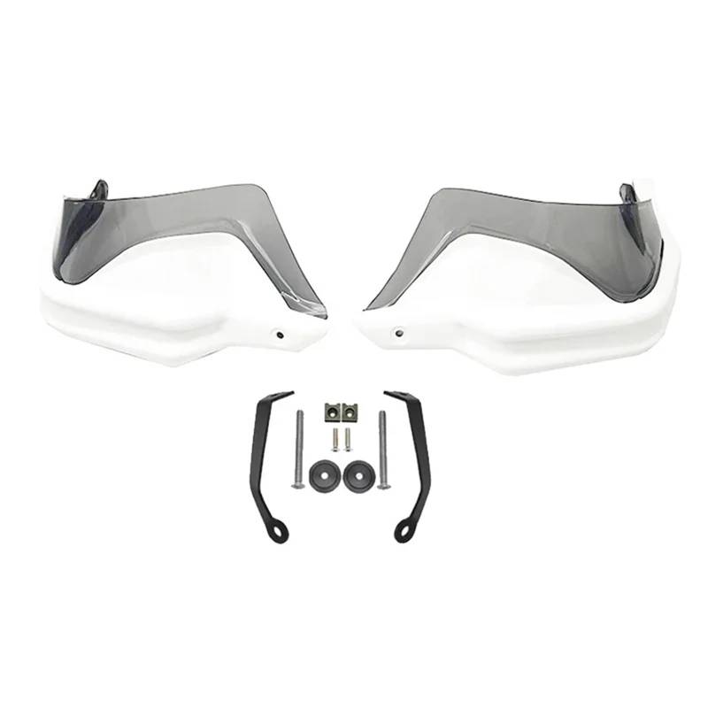 Motorrad Handschutz Für NT1100 NT 1100 Nt1100 Nt 1100 2022-2023 Motorrad Handprotektoren Schild Wachen Windschutzscheibe Hand Wind Schutz(White Grey Set) von SIBOUOU