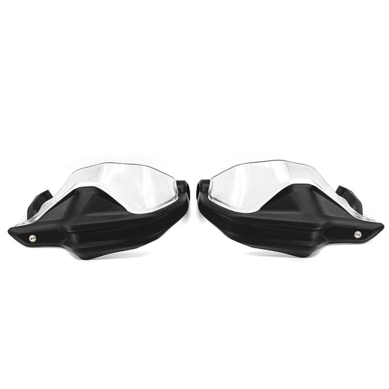 Motorrad Handschutz Für R1250GS LC ADV R 1250GS R 1250 GS 2018-2023 Motorrad Zubehör Handprotektoren Schild Hand Schutzfolie Windschutzscheibe(Black Clear Set) von SIBOUOU