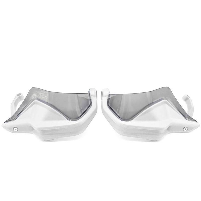 Motorrad Handschutz Für R1250GS LC ADV R 1250GS R 1250 GS 2018-2023 Motorrad Zubehör Handprotektoren Schild Hand Schutzfolie Windschutzscheibe(White Grey Set) von SIBOUOU