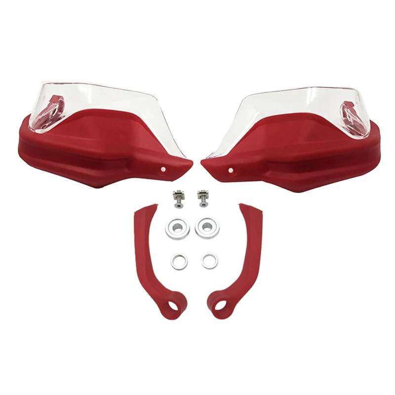 Motorrad Handschutz Für S1000XR S 1000XR S1000 XR S 1000 XR 2016-2023 2020 2021 2022 Motorrad Hand Schutz Schild Schutz Handschutz Schutz(Red Clear Set) von SIBOUOU