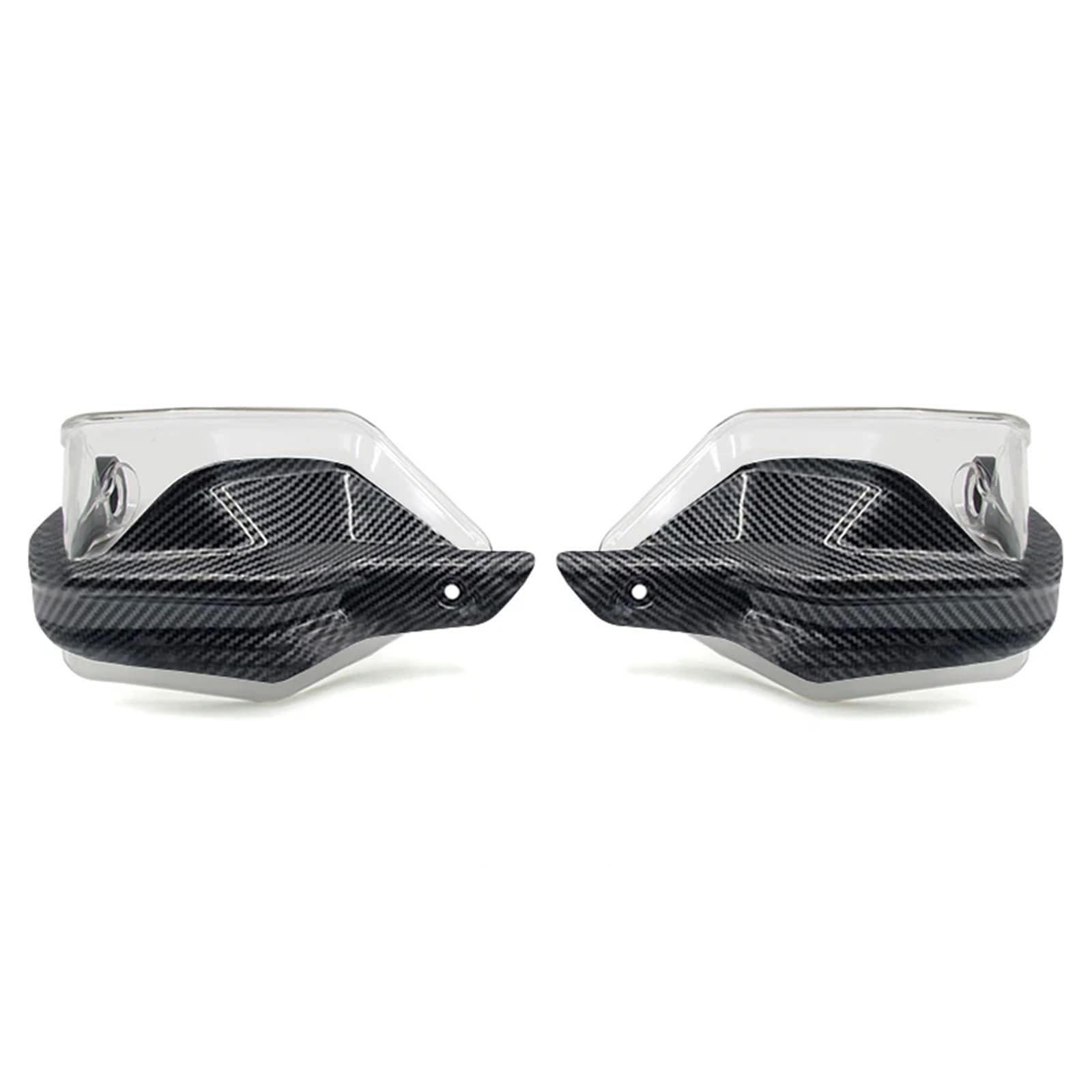 Motorrad Handschutz Handschutz Hand Schild Schutz Für ADV160/150 ADV150 ADV160 2022-2023 2024 Motorrad Hand Schutz Protector Windschutzscheibe(Carbon Clear-1Set) von SIBOUOU