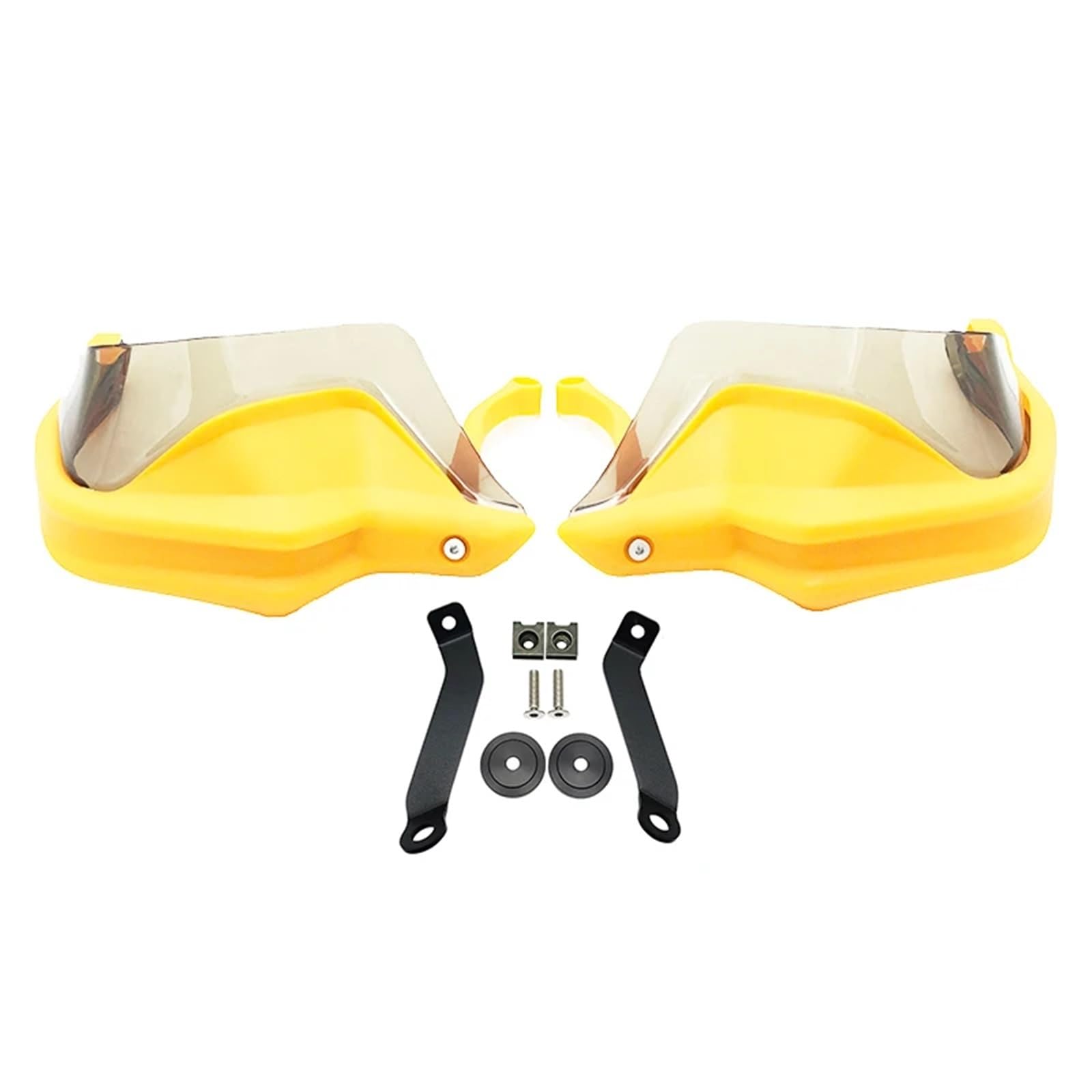 Motorrad Handschutz Motorrad Handprotektoren Schild Wachen Windschutzscheibe Hand Wind Schutz Zubehör Für NX500 NX400 NX 500 NX 400 2023 2024(Yellow Green Set) von SIBOUOU