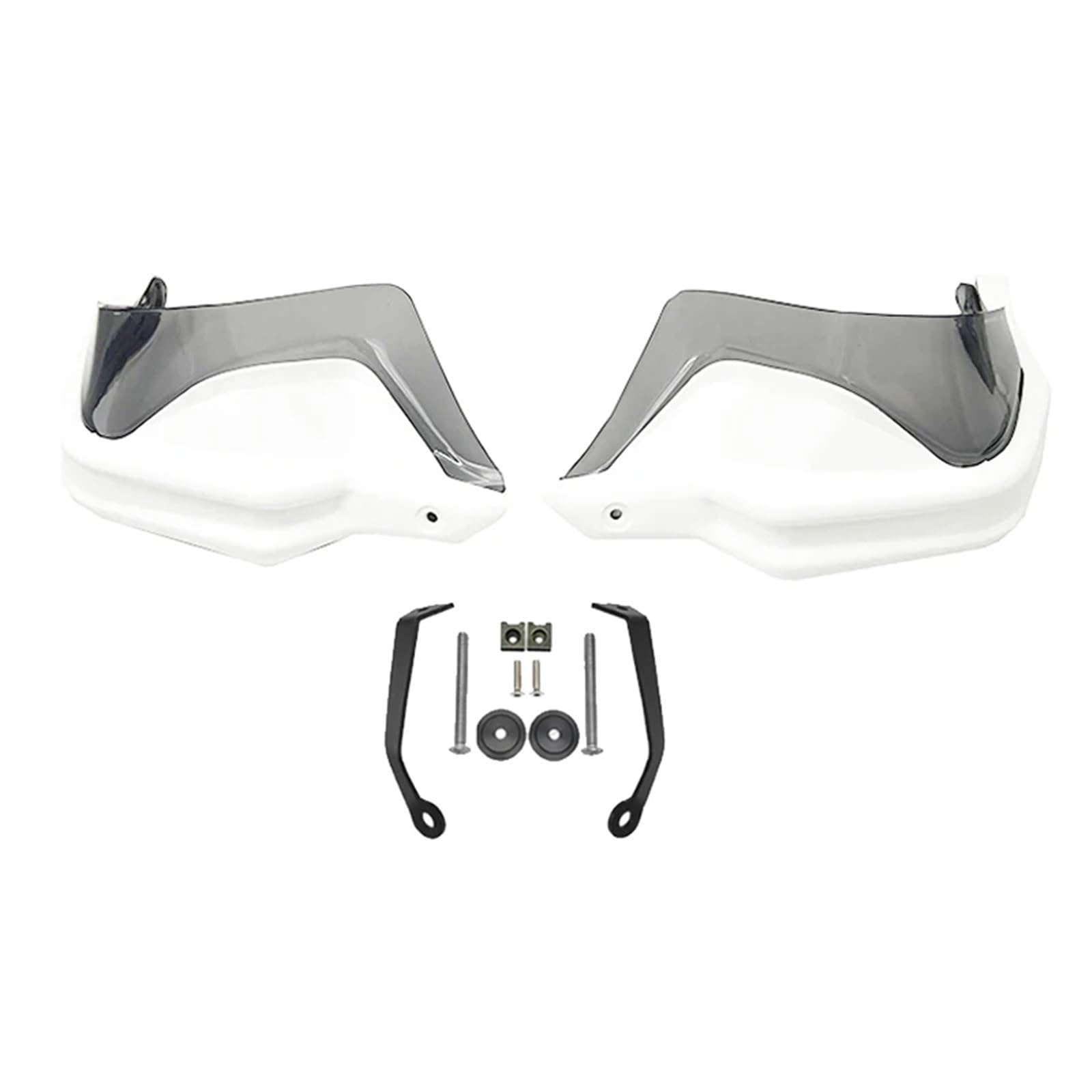 Motorrad Handschutz Motorrad Zubehör Handschutz Schild Hand Schutzfolie Windschutzscheibe Für NT1100 NT 1100 Nt1100 Nt 1100 2022 2023(White Grey Set) von SIBOUOU