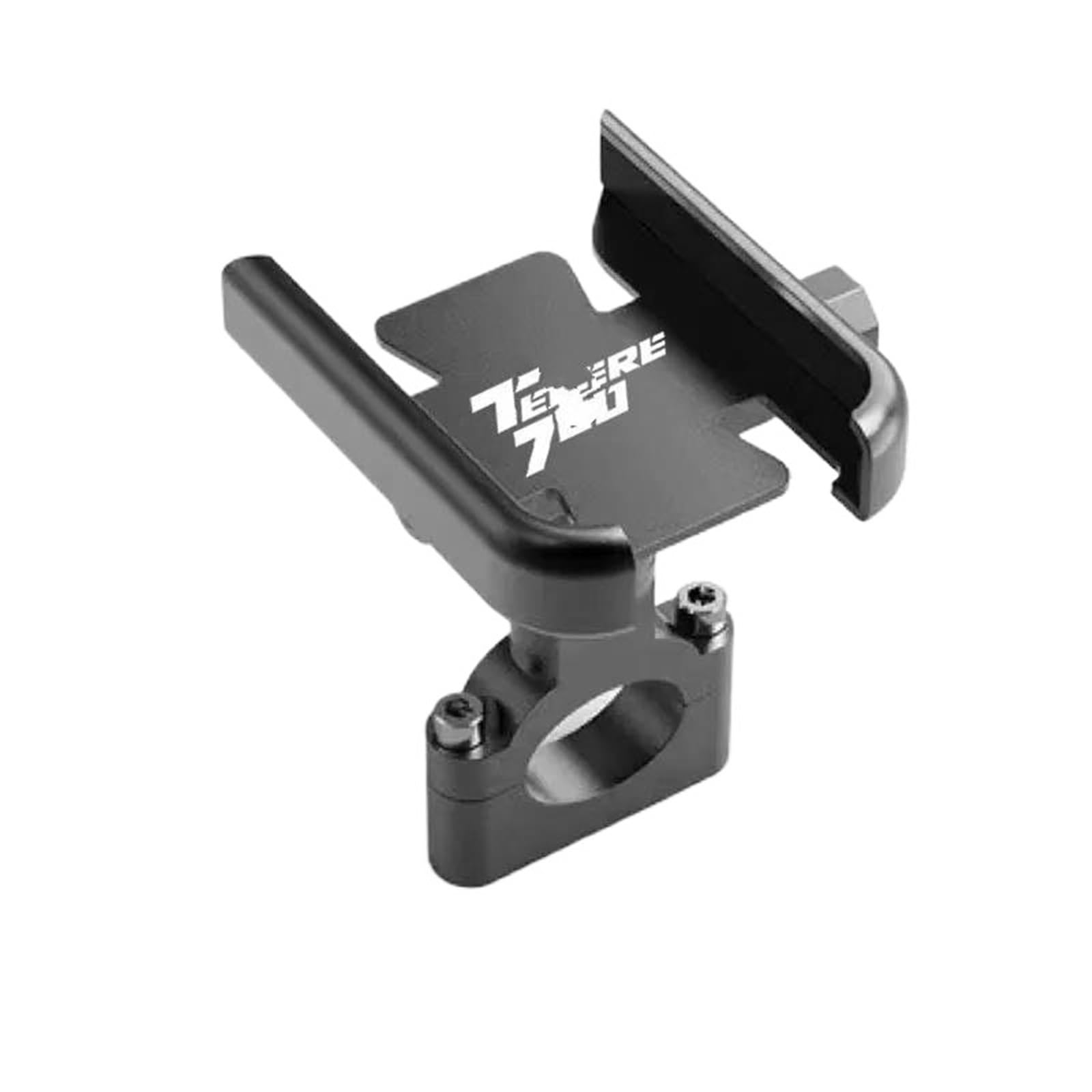 Motorrad Handyhalterung Für Yamaha Für Tenere700 2019 2020 2022 2023 2021 Zubehör Motorrad Lenker Handy Halter GPS Stand Halterung(Black) von SIBOUOU