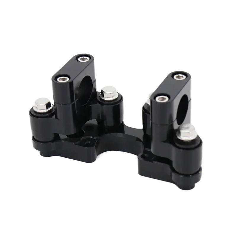 Motorrad Lenker Riser Für 790 Abenteuer/R 390 ADV 1190 1290 Abenteuer 2021 Motorrad Zubehör Lenkung Dämpfer Halterung Lenker Riser(Black) von SIBOUOU