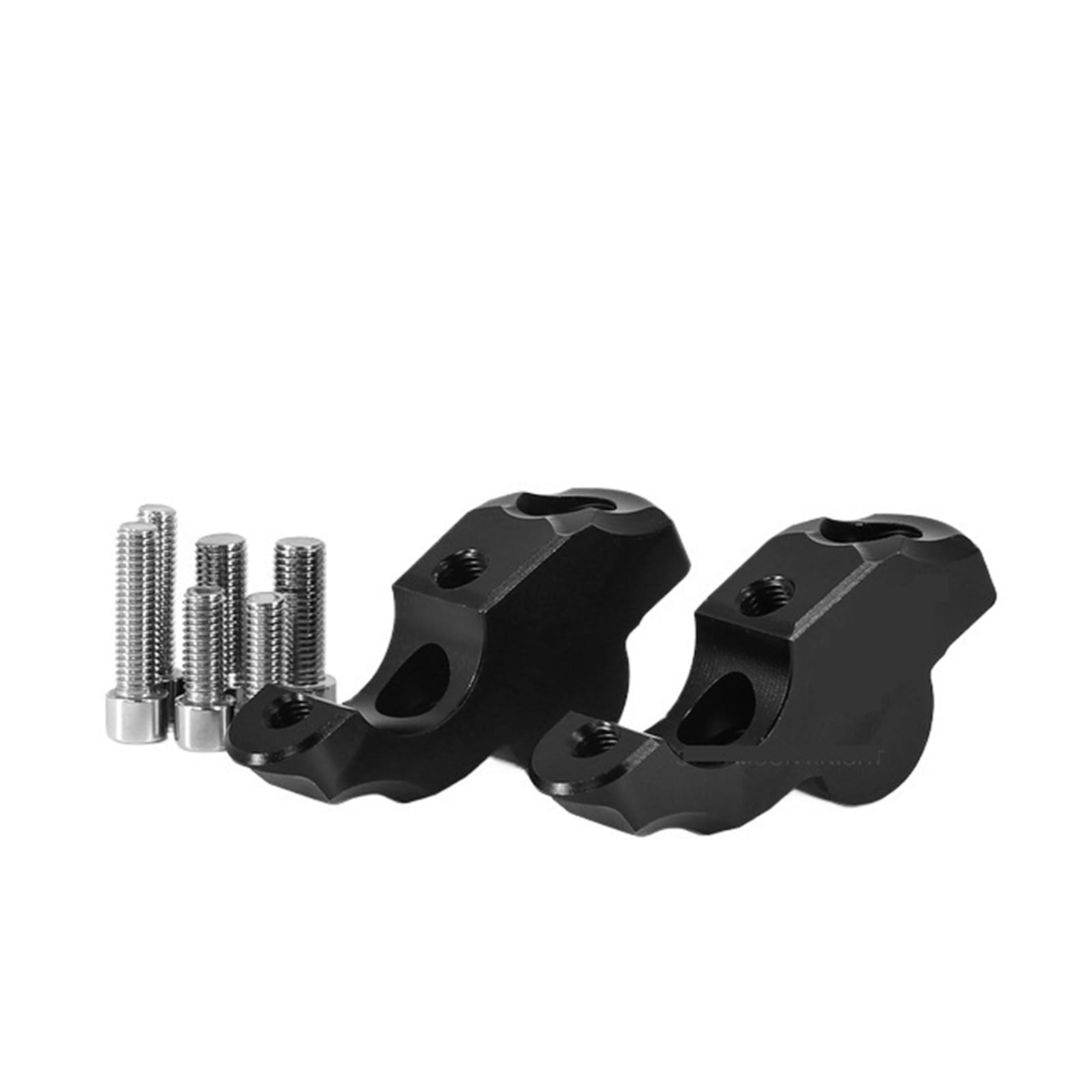 Motorrad Lenker Riser Motorrad Lenker Riser Clamp Verlängern Lenker Adapter Halterung Für R nineT R Nine T Reine RnineT Scrambler Urban G/S 2014-(Black - with Logo) von SIBOUOU