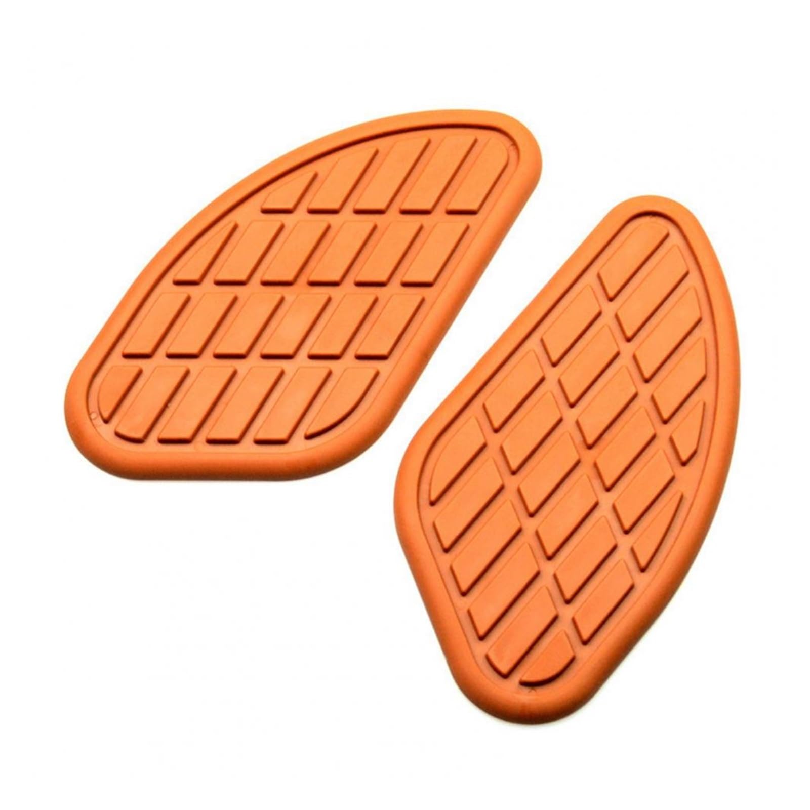 Motorrad-Tank-Aufkleber 2Pcs Retro Motorrad Gas Kraftstoff Tank Gummi Aufkleber Schutz Knie Tank Pad Grip Aufkleber(Light Brown) von SIBOUOU