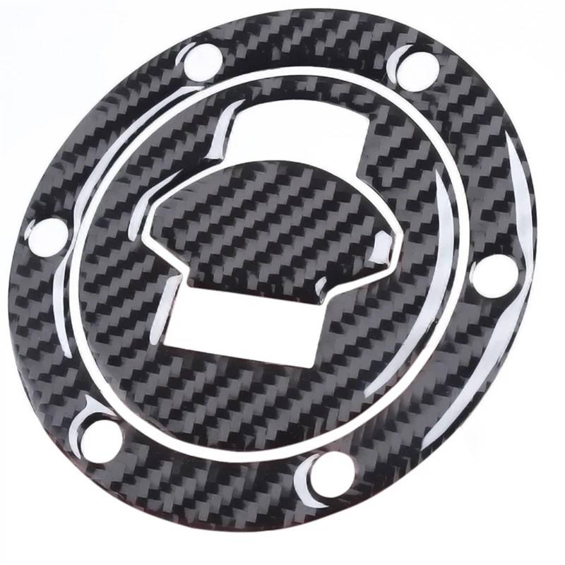 Motorrad-Tank-Aufkleber 3D-Carbon-Faser-Tankdeckel-Auflage-Einfülldeckel-Aufkleber-Aufkleber für R1200RT K1200S F650 R1150 R/RS/GT/LT ALLE von SIBOUOU