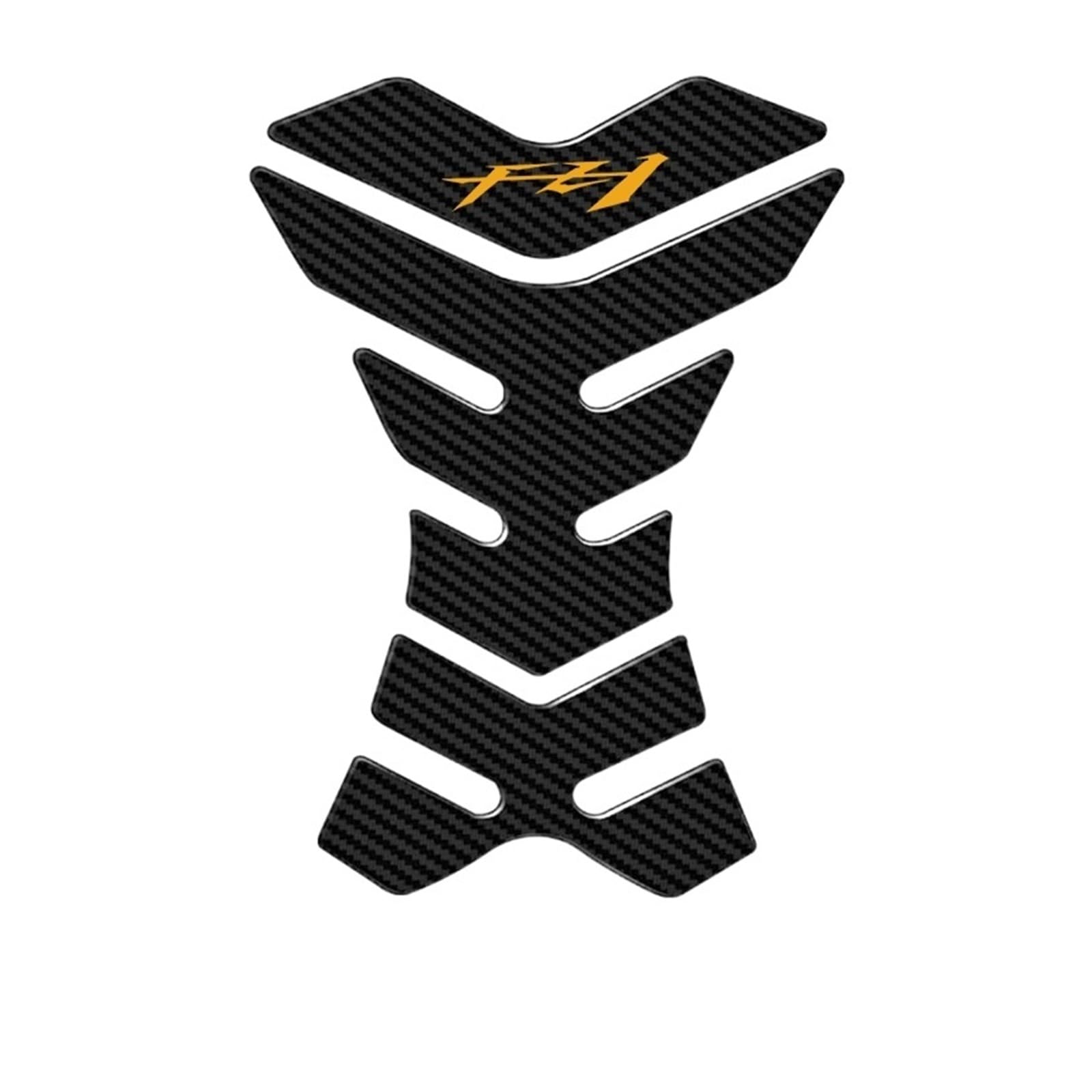 Motorrad-Tank-Aufkleber 3D Carbon-Look Motorrad Tank Pad Schutz Aufkleber Aufkleber Fall für FZ1 FZ 1 FZ1N Tank(5) von SIBOUOU