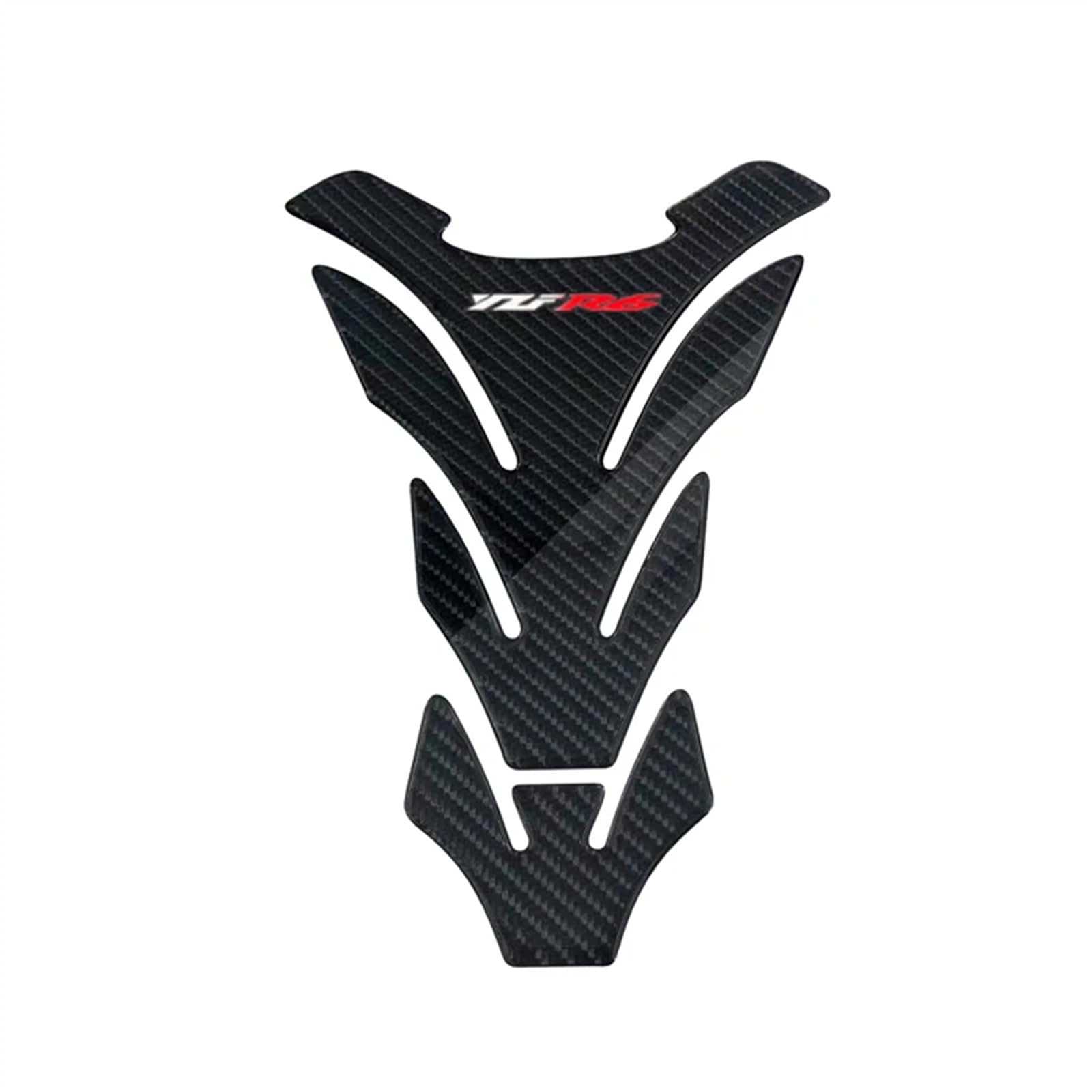 Motorrad-Tank-Aufkleber 5D Carbon Fiber Motorrad Tank Pad Aufkleber Aufkleber Emblem Für Yamaha R6 R6 XJR YZF(C-5) von SIBOUOU