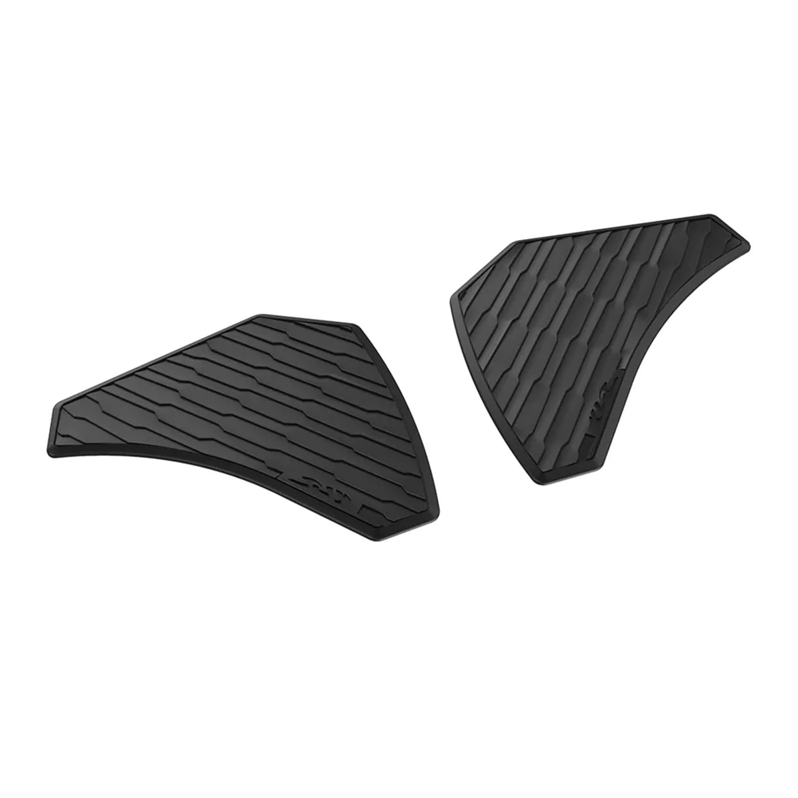 Motorrad-Tank-Aufkleber KLR650 Tank Pad Für KLR 650 2021 2022 Motorrad Zubehör Gummi Anti-Slip Scratch-beständig Schutz Aufkleber(BLACK-02) von SIBOUOU