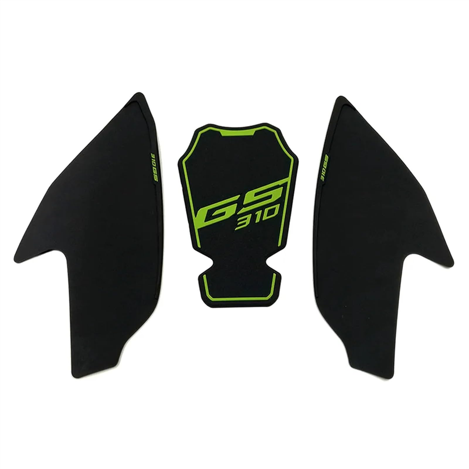 Motorrad-Tank-Aufkleber Motorrad Anti Slip Öl Tank Pad Schutz Aufkleber Gas Kraftstoff Knie Grip Traktion Seite Aufkleber Für G310GS G310 G 310 GS 310GS(Full Set Green) von SIBOUOU