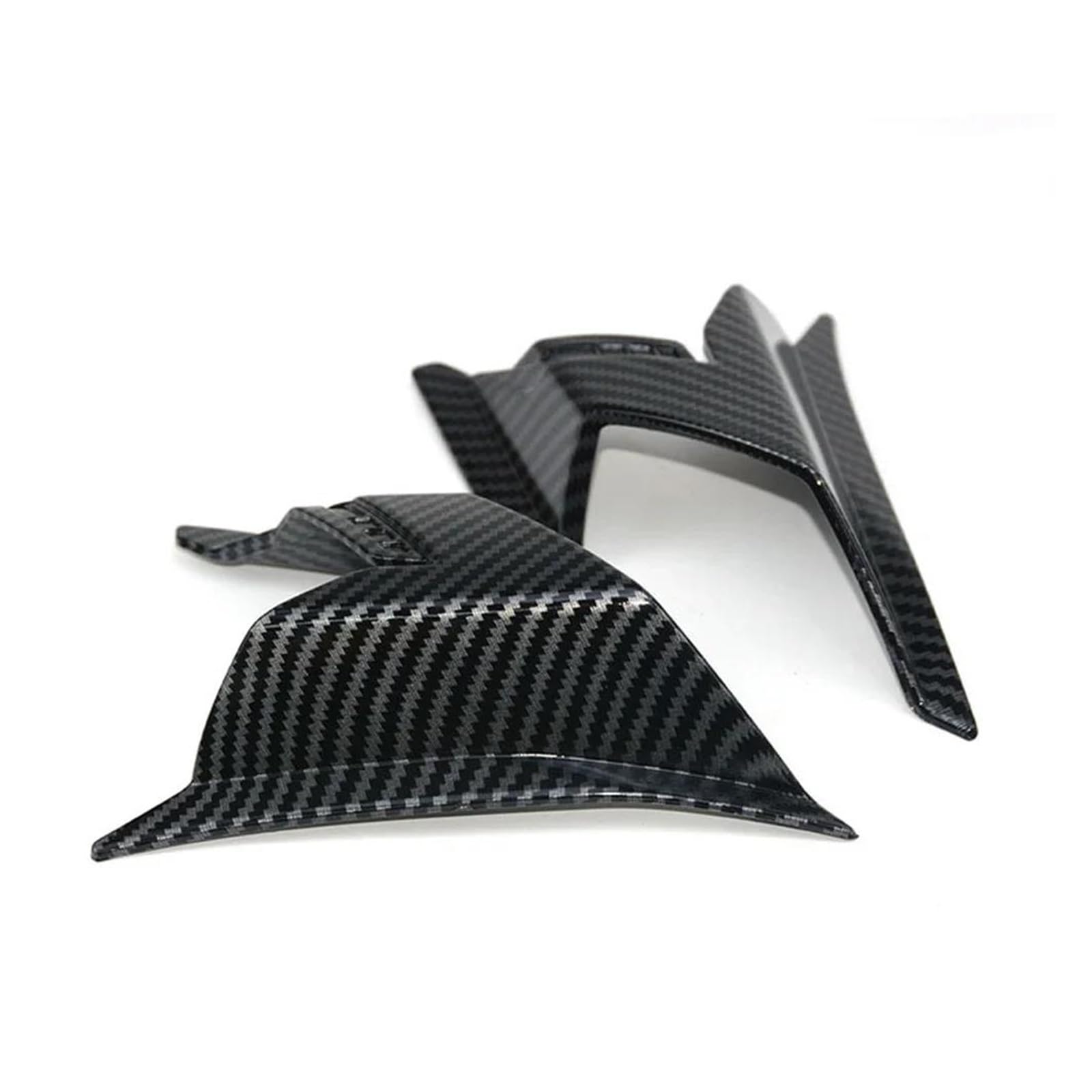 Motorradspoiler Für ADV160 2022 2023 1 Paar Motorrad Aerodynamische Verkleidung Winglet ABS Spoiler Kompatible Modelle Seitenspoiler Zubehör(Carbon Fiber) von SIBOUOU