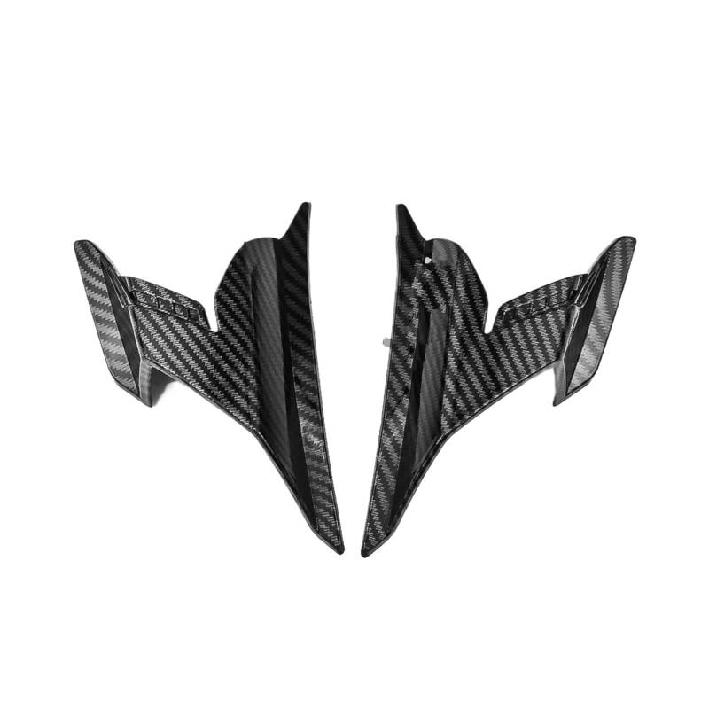 Motorradspoiler Für ADV160 2022 2023-2024 Motorrad Winglet Seite Spoiler Seite Wind ABS Front Verkleidung Schutz Flügel Abdeckung Zubehör(Carbon) von SIBOUOU