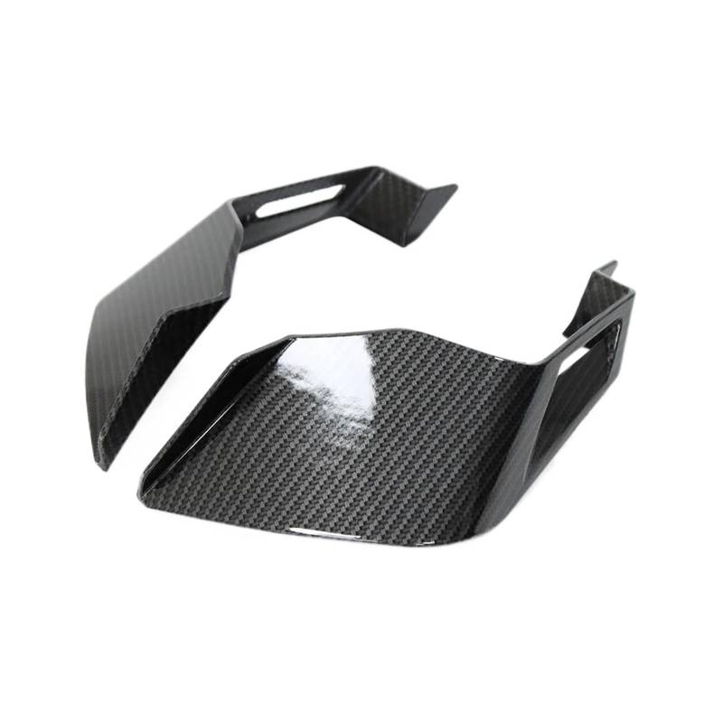 Motorradspoiler Für Aprilia Tuono V4 1100 2023 Downforce Racing Spoiler Aero Winglets Seite Windabweiser Windschutzscheibe Aerodynamischer Flügel(Carbon Fiber) von SIBOUOU