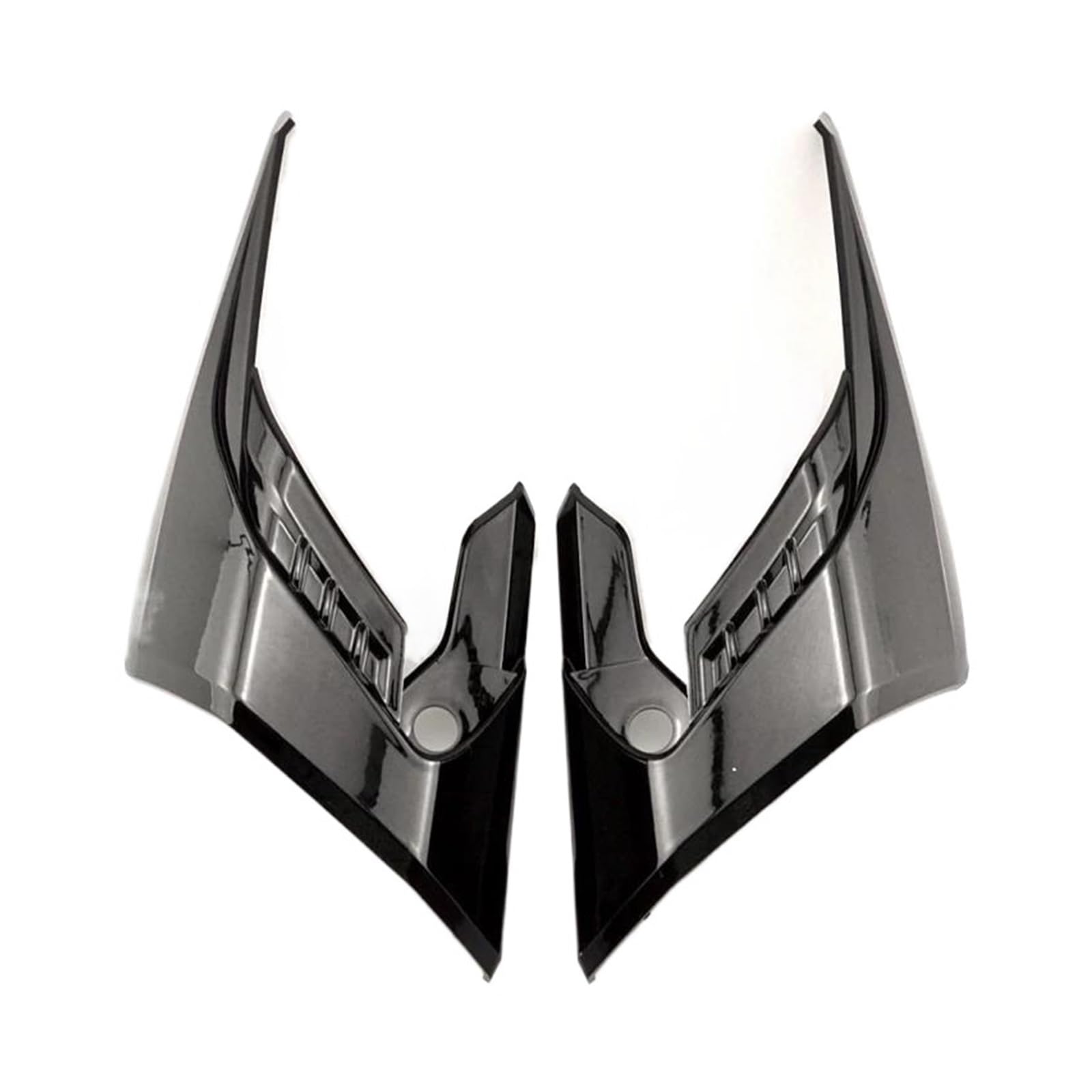 Motorradspoiler Für CB650R 2018-2023 Deflektor Winght Winglets Fin Trim Abdeckung Winght Zubehör Motorrad Seite Spoiler(Bright Black) von SIBOUOU