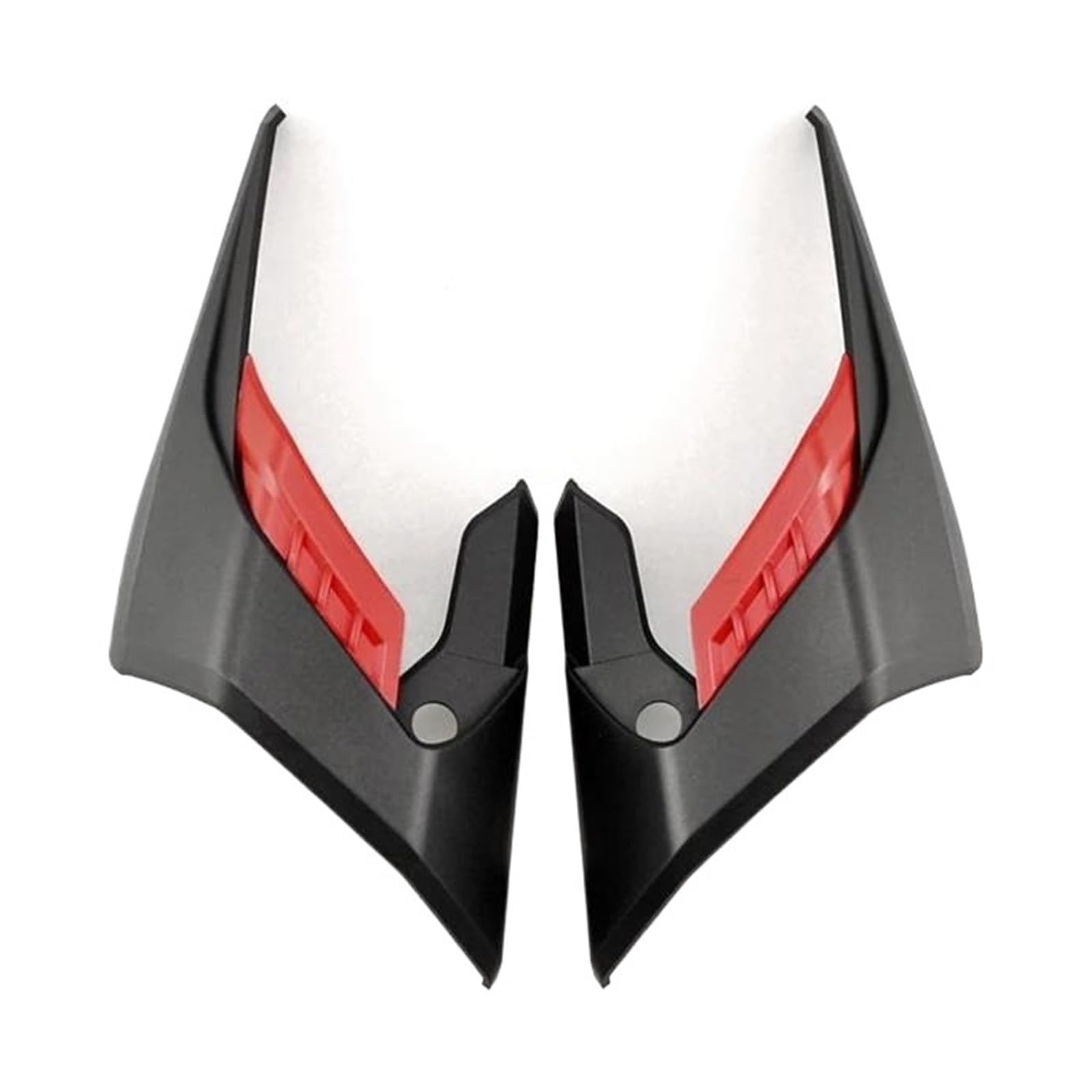 Motorradspoiler Für CB650R 2018-2023 Verkleidung Winglets Fin Trim Abdeckung Motorrad Flügel Schutz Wind Verkleidung Winglets(Red) von SIBOUOU