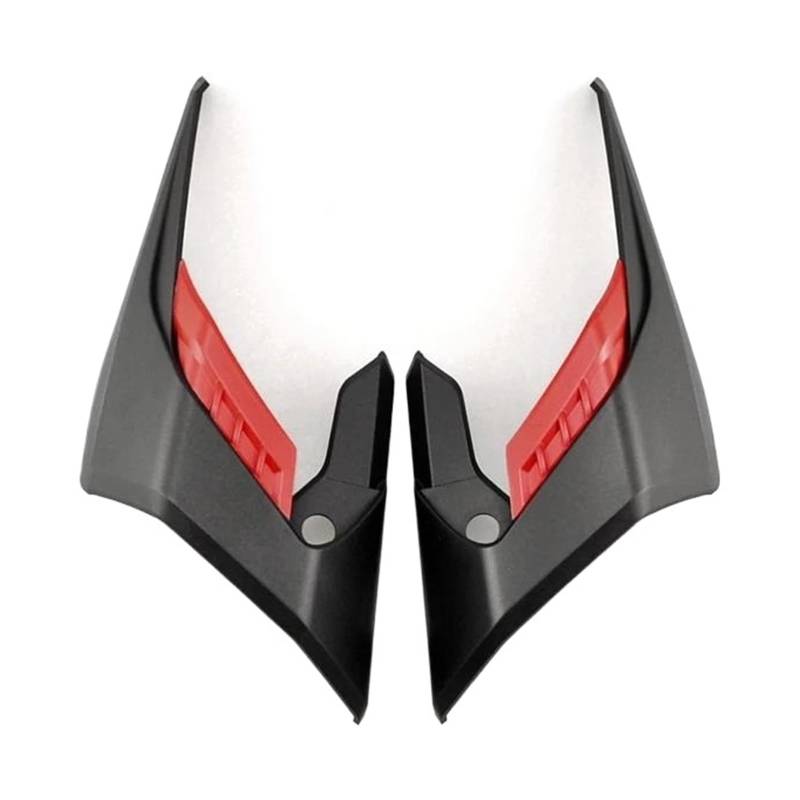 Motorradspoiler Für CB650R 2018-2023 Verkleidung Winglets Fin Trim Abdeckung Motorrad Flügel Schutz Wind Verkleidung Winglets(Red) von SIBOUOU