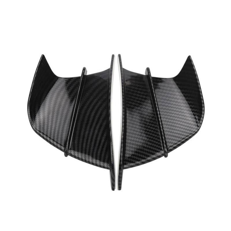 Motorradspoiler Für K1600GT K1200S K1200R Sport K1200GT K1300S K1300R K1300GT Motorrad Winglet Aerodynamische Flügel Kit Spoiler Zubehör(Carbon Fiber) von SIBOUOU