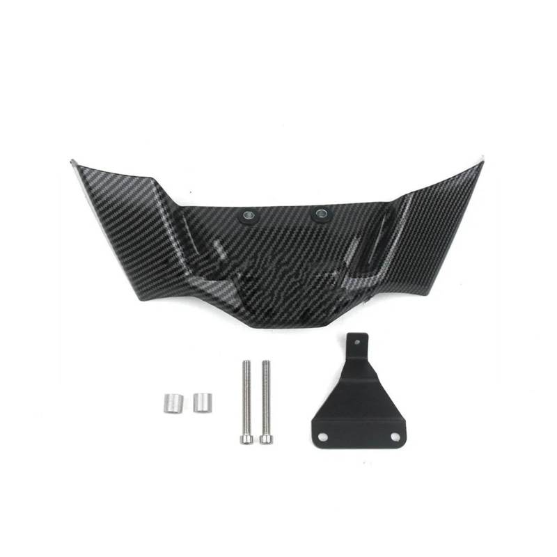 Motorradspoiler Für S1000R 2021 2022 2023 Motorrad Abtrieb Nackter Frontspoiler Alerones Aerodynamischer Flügel Motorradspoiler(Carbon Fiber) von SIBOUOU