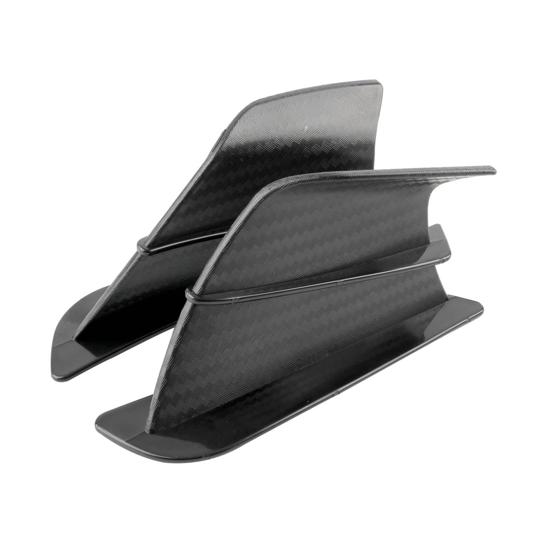 Motorradspoiler Für S1000R RR Für Suzuki CBR600RR YZF R1 R3 Motorrad Fixed Wing Aerodynamik Querruder(Matte Carbon Fiber) von SIBOUOU