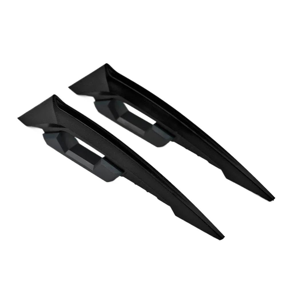 Motorradspoiler Für Suzuki Für Yamaha Motorrad Vorderseite Spoiler Motorrad Vorderseite Spoiler Aerodynamische Flügel Set Zubehör Moto(Black) von SIBOUOU