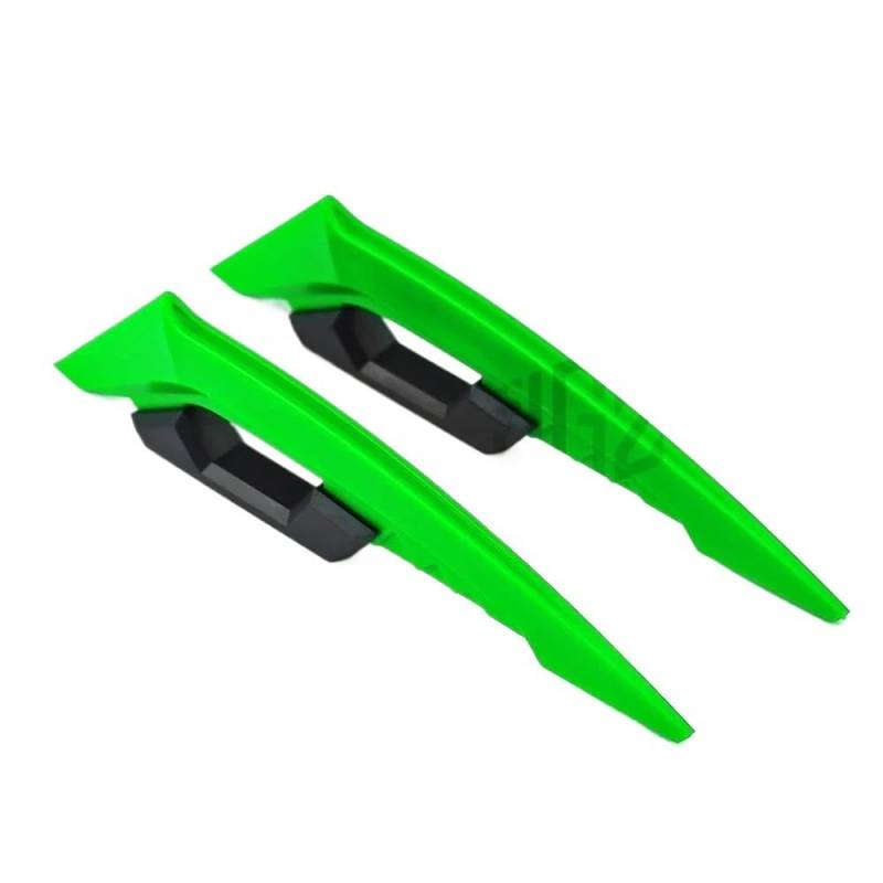 Motorradspoiler Für Suzuki Für Yamaha Motorrad Vorderseite Spoiler Motorrad Vorderseite Spoiler Aerodynamische Flügel Set Zubehör Moto(Green) von SIBOUOU