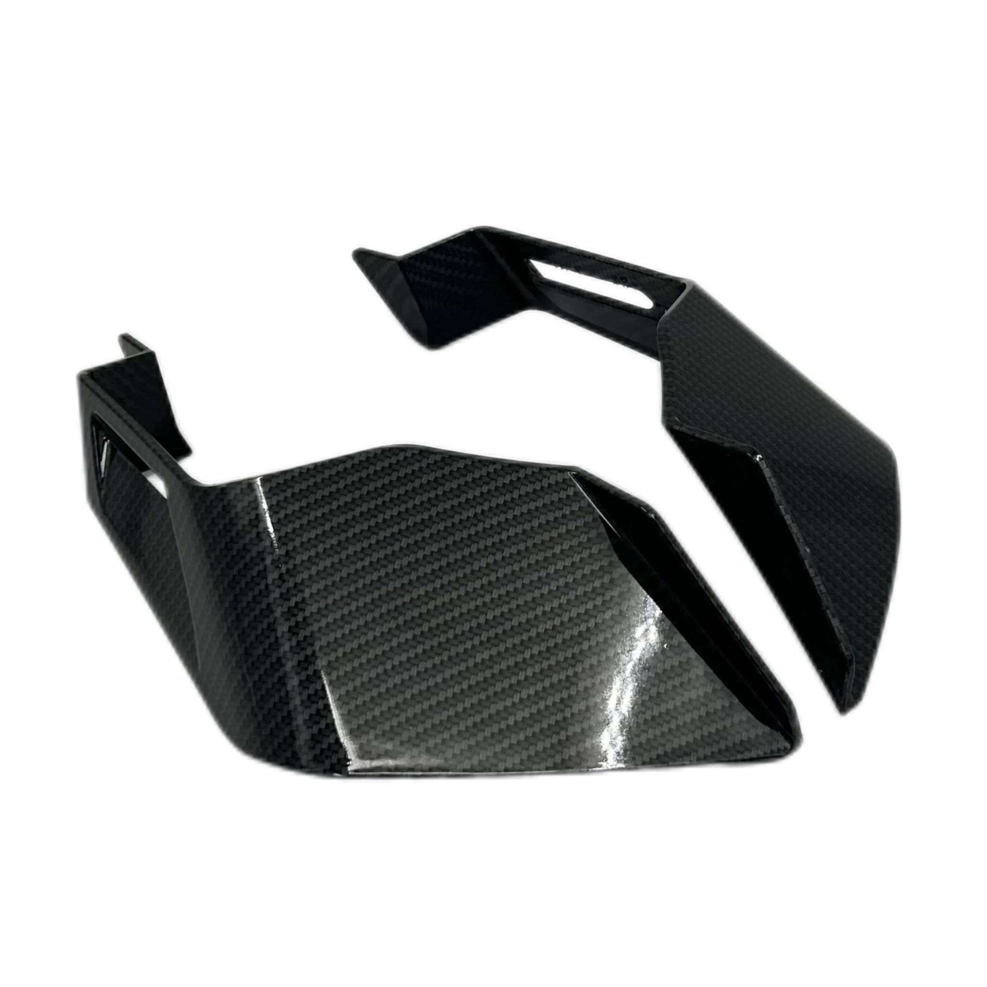 Motorradspoiler Für Suzuki GSXR600 GSXR750 GSXR1000 Motorrad Zubehör Winglet Aerodynamische Flügel Kit Motorrad Spoiler(Carbon) von SIBOUOU