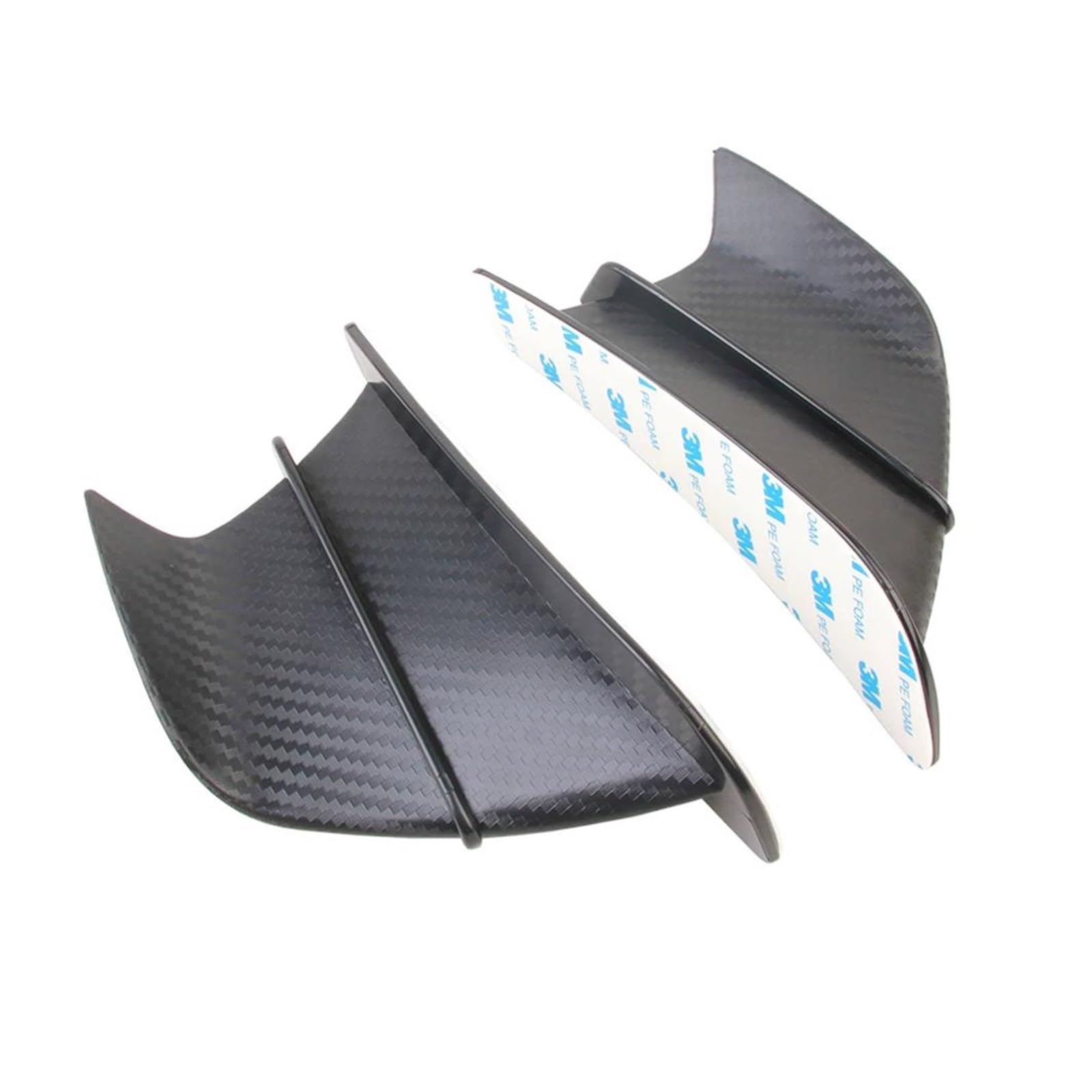 Motorradspoiler Für Suzuki Hayabusa GSX1300R 1999-2023 Zubehör Motorrad Winglet ABS Kunststoff Flügel Spoiler Motorrad Wind Flügel von SIBOUOU