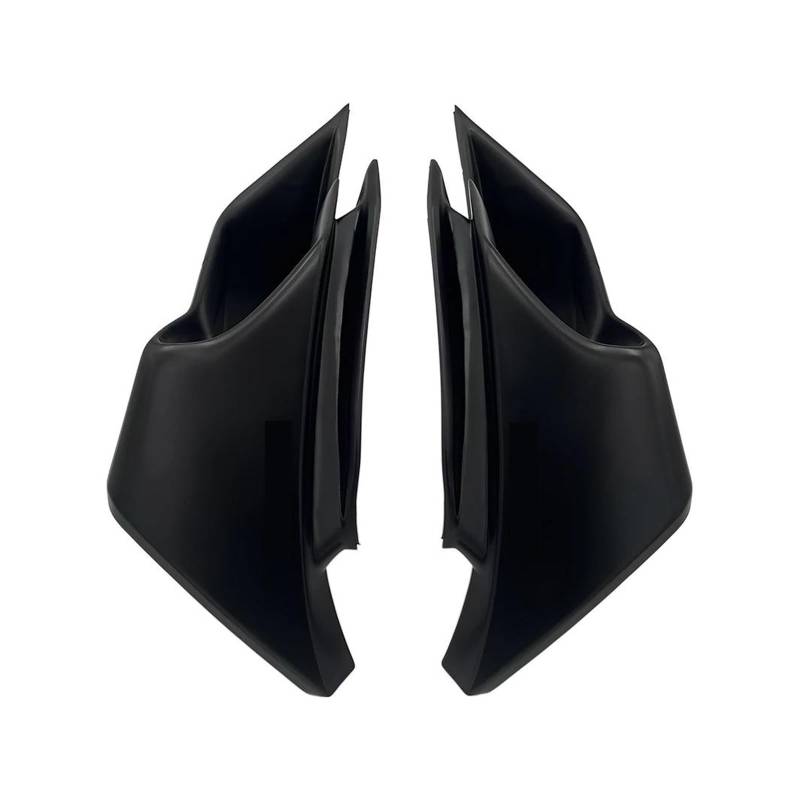 Motorradspoiler Für Yamaha YZF-R6 Anwendung Spezialfahrzeug Motorradverkleidung Festflügel-Einlassflügel Aerodynamischer Flügel(Matte Black) von SIBOUOU