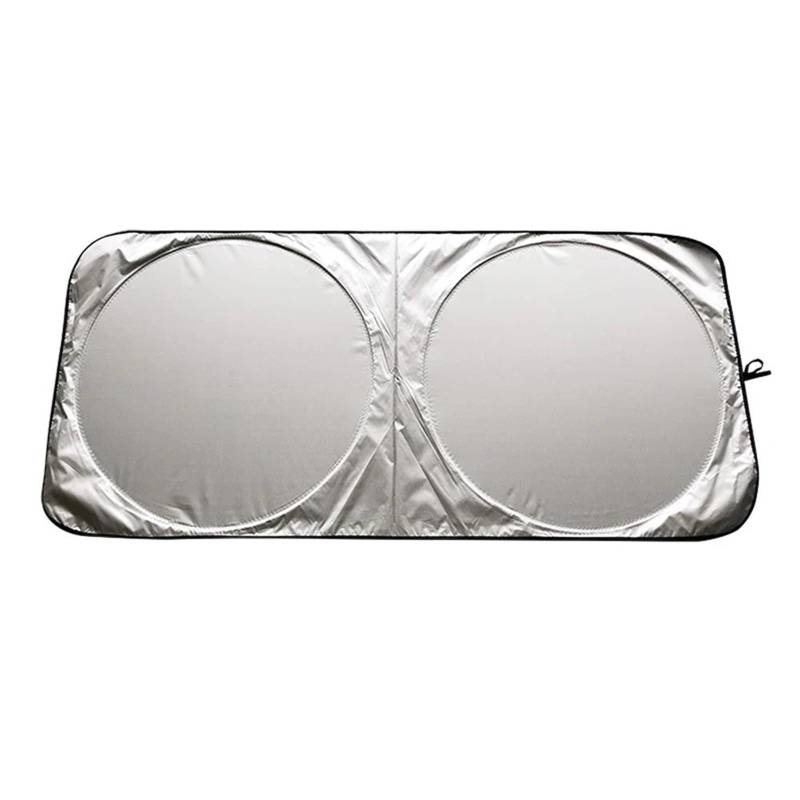 SIBOUOU Frontscheibenabdeckung Faltbarer Auto-Windschutzscheiben-Sonnenschutz, Großer Schutz, Universelles Sonnenschutz-Visier Für Auto-Frontscheiben, Autozubehör(160X86cm) von SIBOUOU