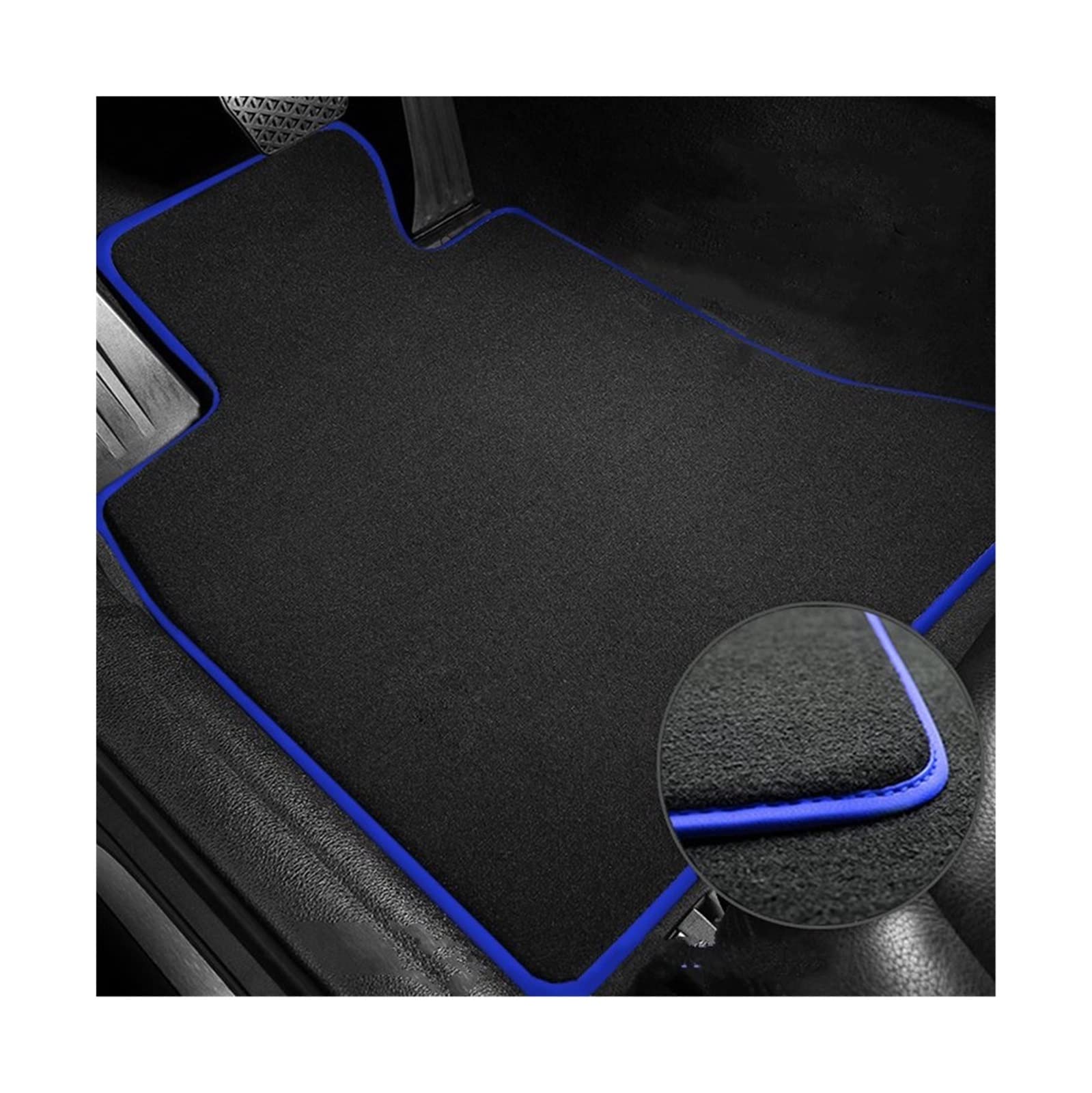 Für R&enault Für Megane III 3 MK3 2009 2010 2011 2012 2013 2014 2015 2016 2017 Auto Fußmatten Teppiche Panel Footpads Teppiche Cape Cover Foot Pads Autofußmatten-Einlagen(RHD Flannel 3pcs 1) von SICOTTON