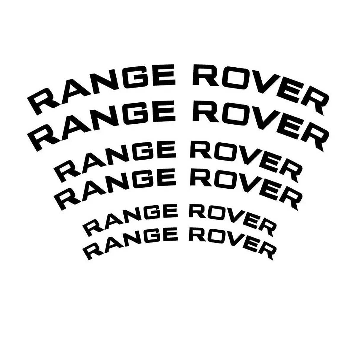 SICUEAUA Autoaufkleber für Land Rover LR2 LR3 LR4 Range Rover Sport Defender Discovery Sport LR4 Land Cruiser, Autoaufkleber, Schriftzug, Karosserie-Emblem, Zubehör von SICUEAUA