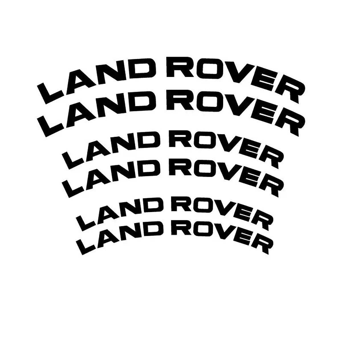 SICUEAUA Autoaufkleber für Land Rover Range Rover Sport Defender Velar Discovery 3 5 Aurora, Autoaufkleber, Schriftzug, Karosserie-Emblem, Zubehör von SICUEAUA