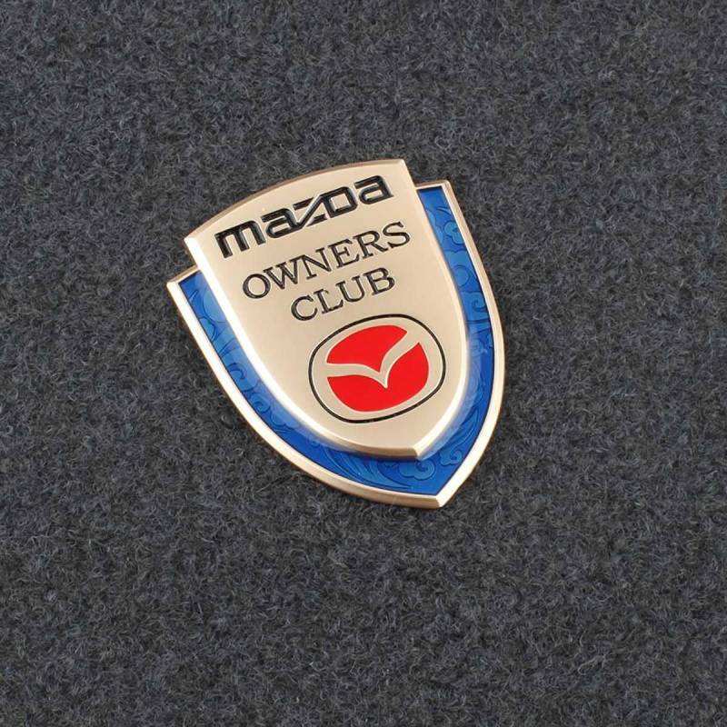 SICUEAUA Autoaufkleber für Mazda Cx7 Cx5 Cx9 Cx-5 Cx3 MX-5, Emblem-Abzeichen, Autoaufkleber, Schriftzug, Karosserie-Emblem, Zubehör von SICUEAUA