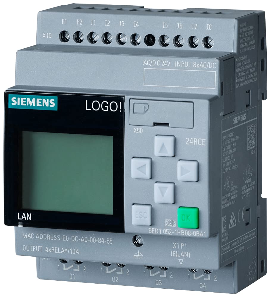 LOGO! 24RCE, Logikmodul,Display SV/E/A: 24V AC/DC von SIEMENS