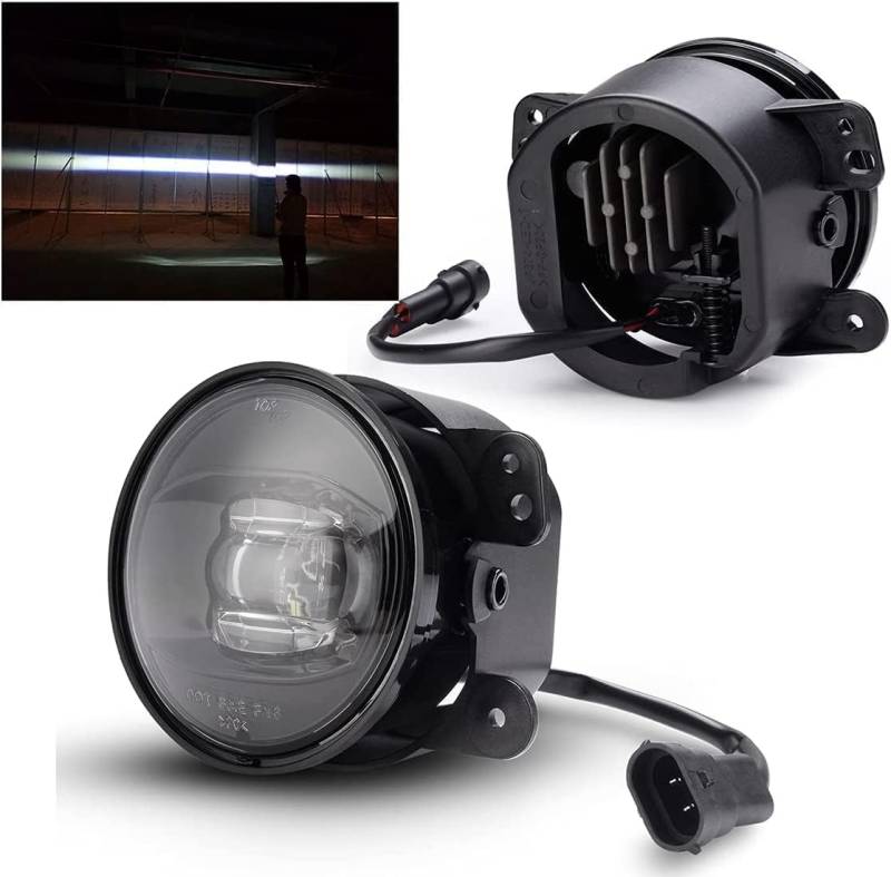 SIEMID LED Nebelscheinwerfer für Jee.p Wrangler Grand Cherokee Cherokee 2007 2008 2009 2010 2011 2012 2013 2014 2015 2016 2017 2018 2019 2020 2021 von SIEMID