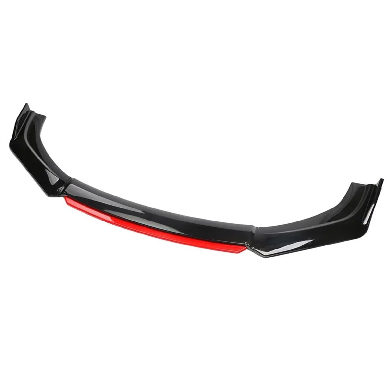 Auto Frontstoßstange Spoiler 4 Pcs Für Civic Sedan 4Dr 2016-2018 Auto Vorderen Stoßfänger Lip Spoiler Splitter Diffusor Lip Body Kit Front Spoiler Stoßstangen Schutz Frontlippe Spoiler(Shiny black red von SIFUSM