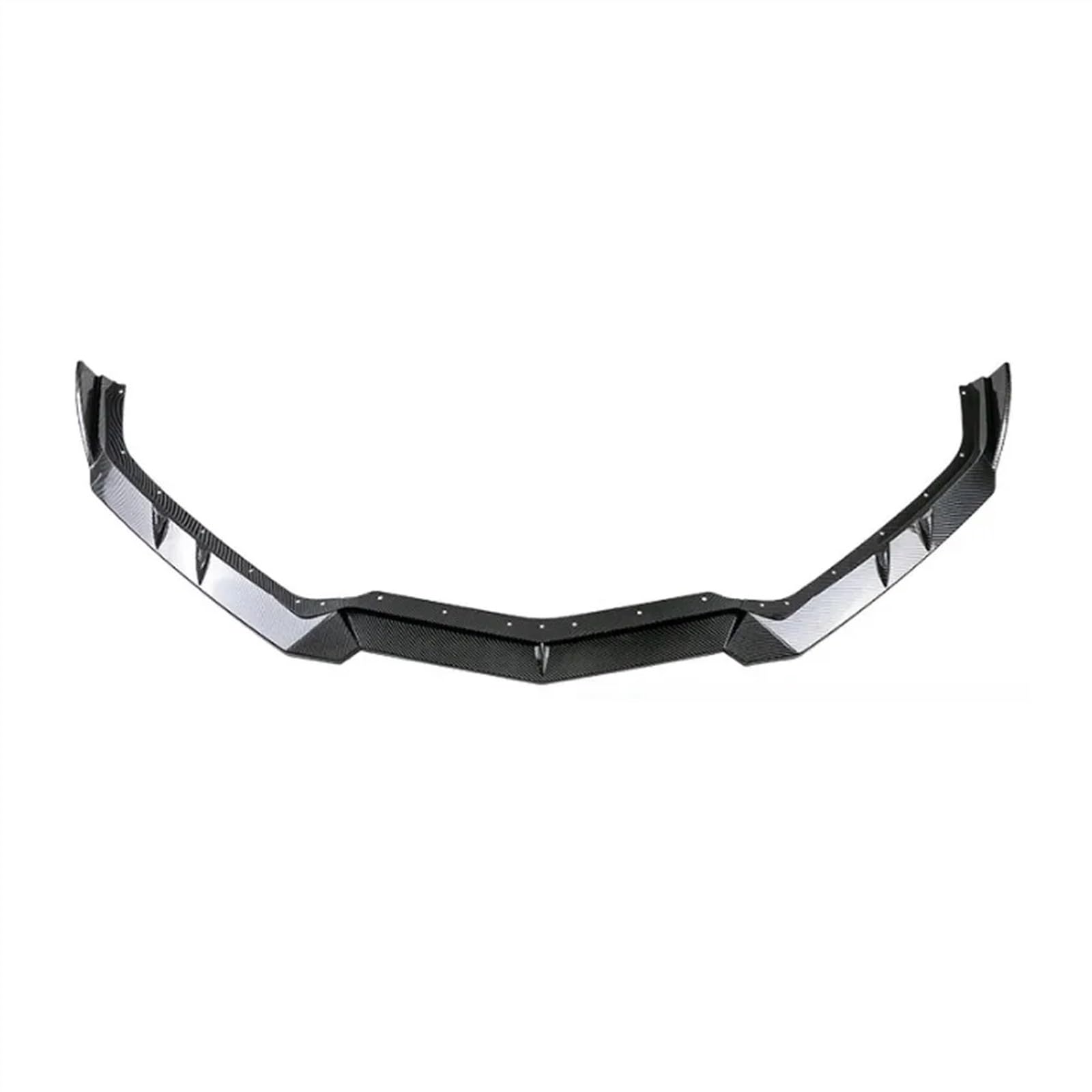 Auto Frontstoßstange Spoiler Auto Frontspoilerlippe Splitter Body Kit Schürzen Abdeckung Schutzverkleidung Für Corvette Z51 C8 2020 2022 2021 2023+ Autoaußenteile Frontlippe Spoiler(Carbon Look) von SIFUSM