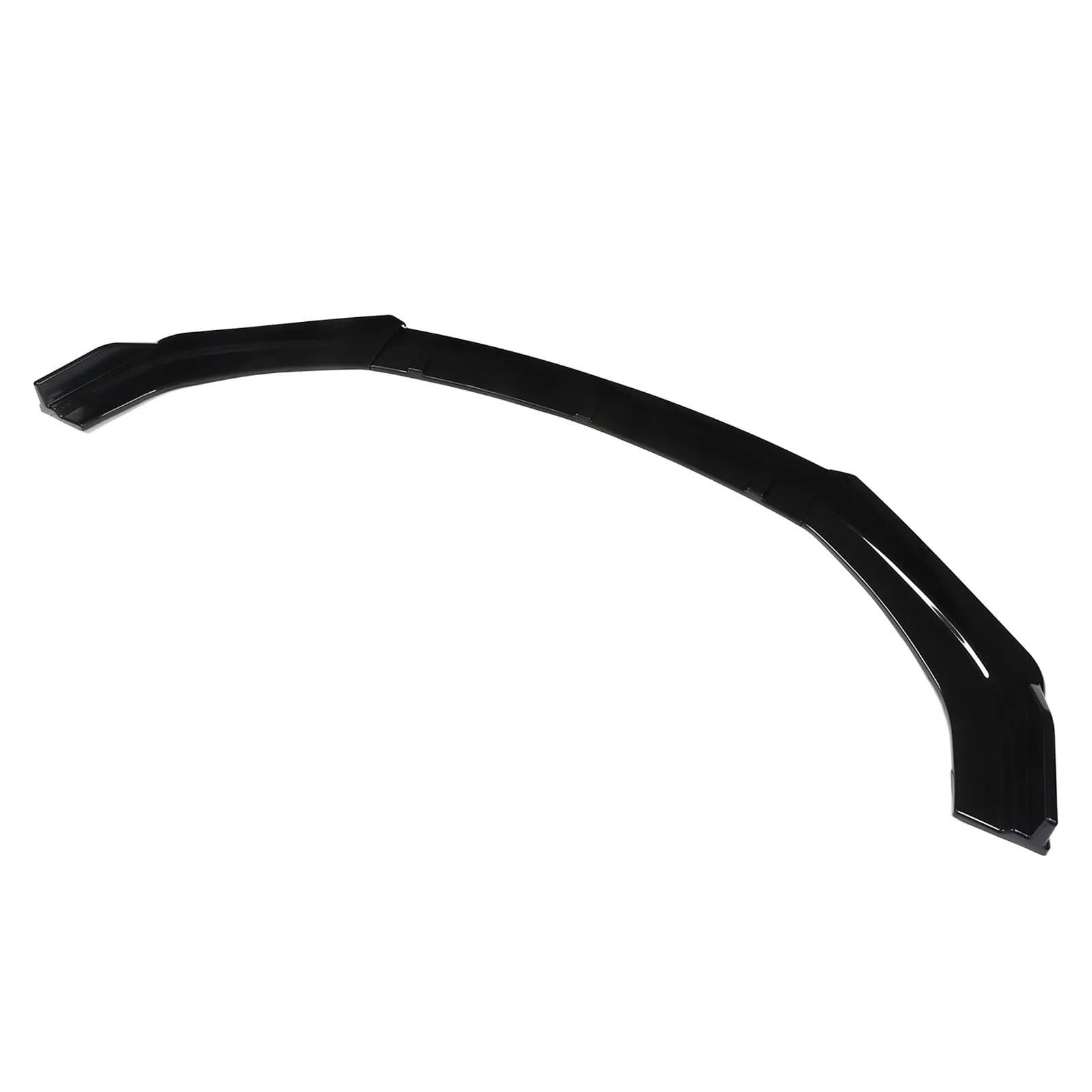 Auto Frontstoßstange Spoiler Auto Frontspoilerlippe Splitter Kit Schwarz Glänzend Universal Untere Frontspoiler Schutz Body Kit Auto Außenzubehör Frontlippe Spoiler von SIFUSM