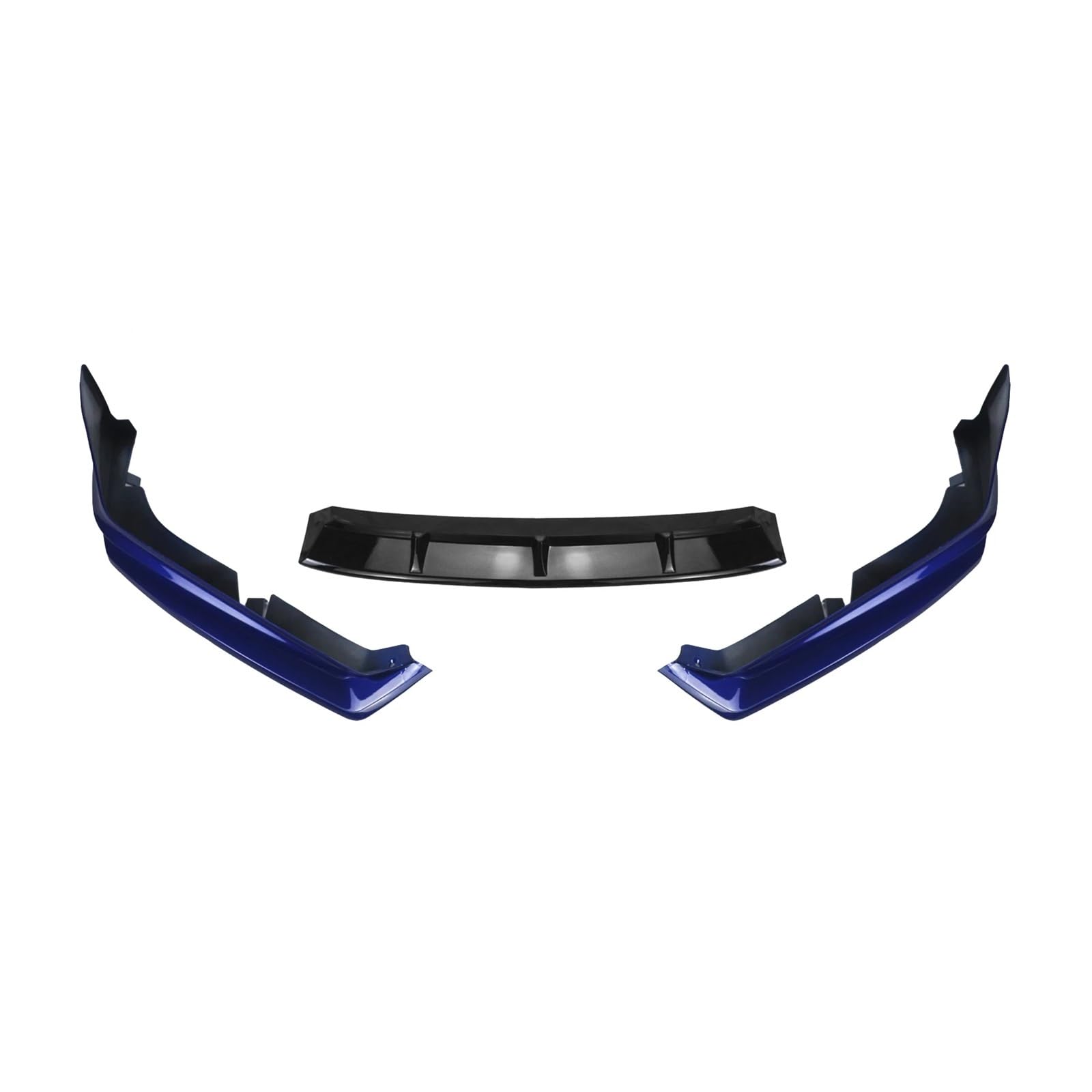 Auto Frontstoßstange Spoiler Auto Frontspoilerlippe Splitterabdeckung Für Accord 2021-2022 Unterspoiler Body Kit Air Vent Canards Schutzplatte Seitenverkleidung Frontlippe Spoiler(Blau) von SIFUSM