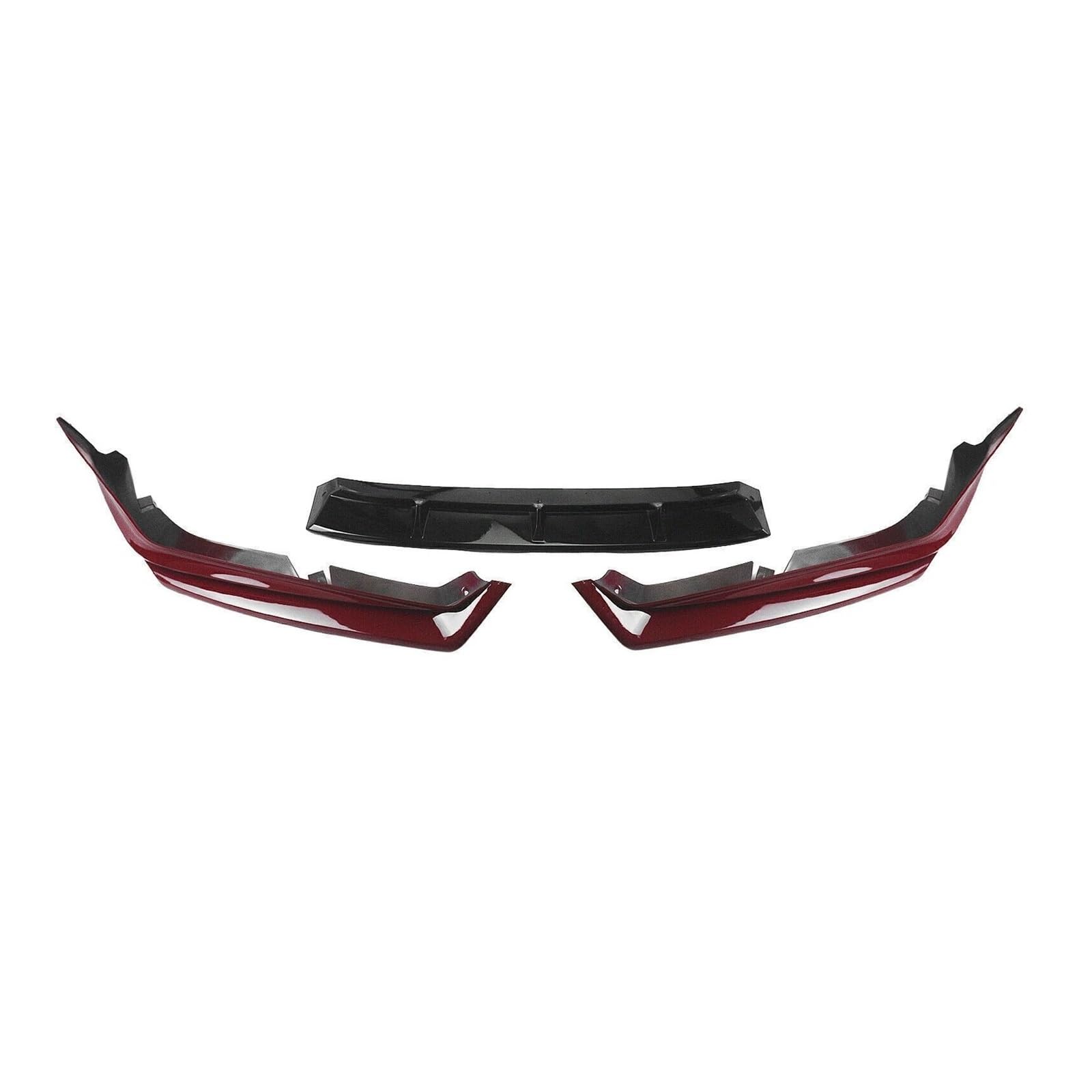 Auto Frontstoßstange Spoiler Auto Frontspoilerlippe Splitterabdeckung Für Accord 2021-2022 Unterspoiler Body Kit Air Vent Canards Schutzplatte Seitenverkleidung Frontlippe Spoiler(Rot) von SIFUSM