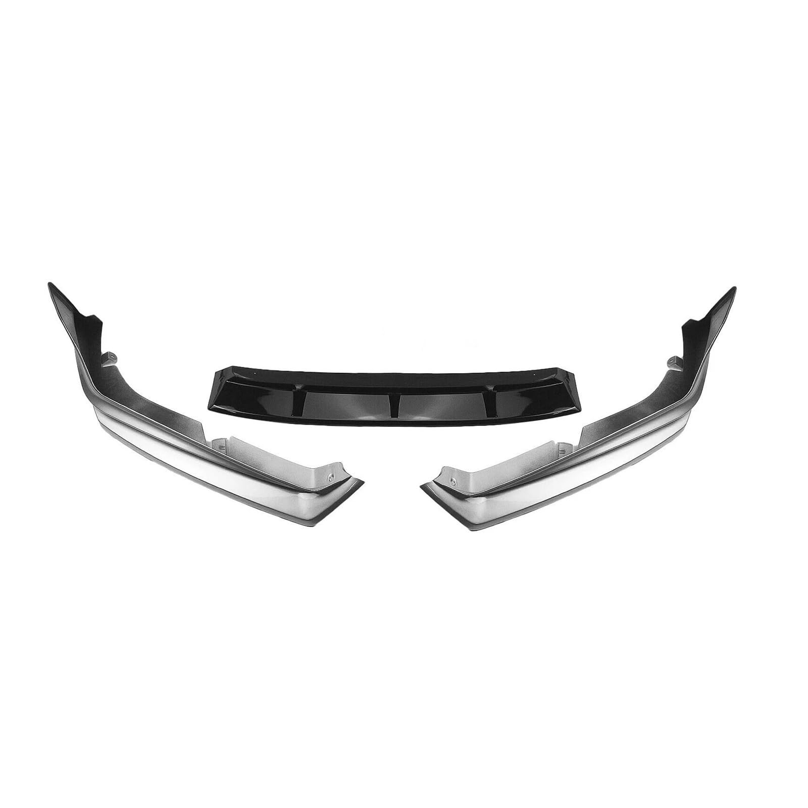 Auto Frontstoßstange Spoiler Auto Frontspoilerlippe Splitterabdeckung Für Accord 2021-2022 Unterspoiler Body Kit Air Vent Canards Schutzplatte Seitenverkleidung Frontlippe Spoiler(Silber) von SIFUSM