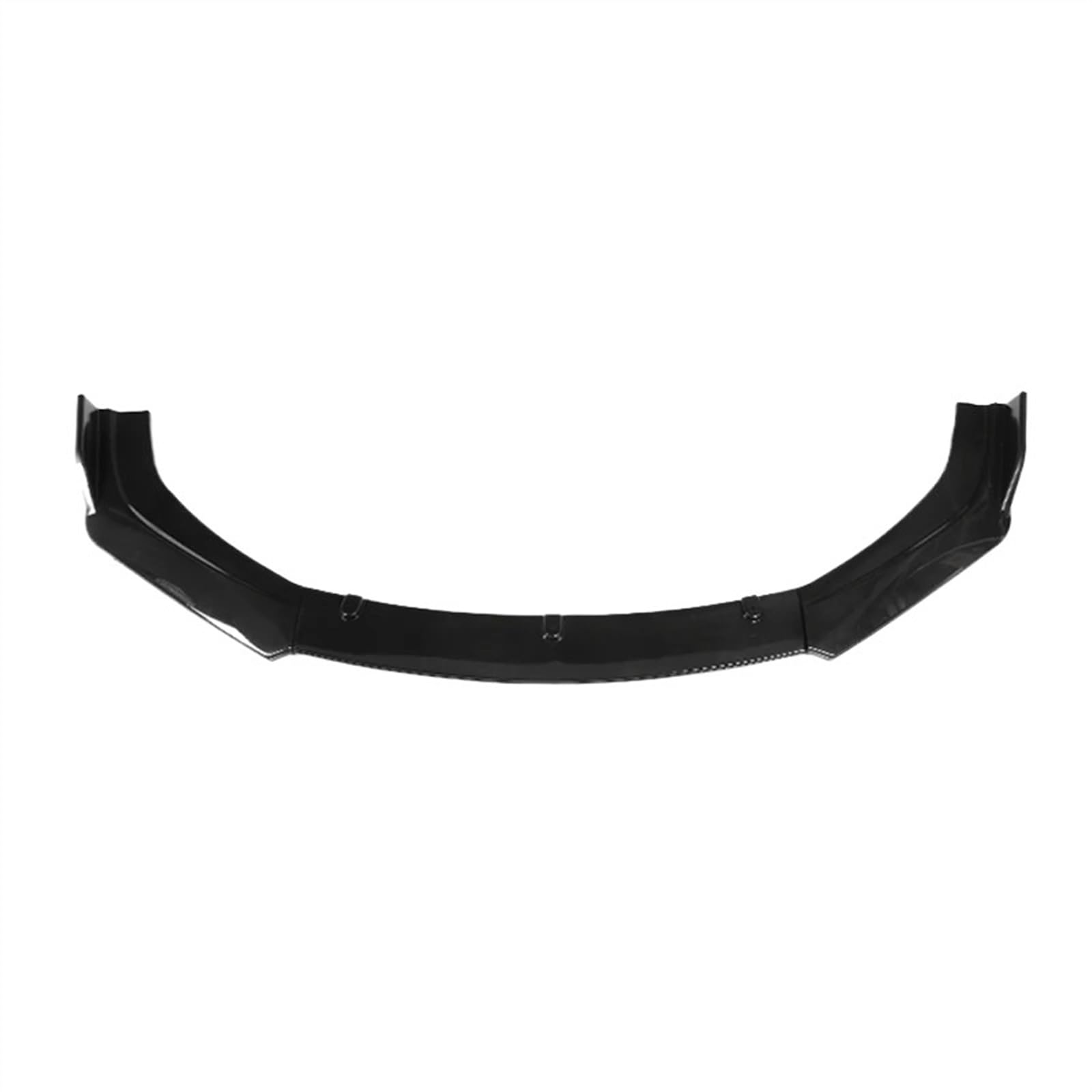 Auto Frontstoßstange Spoiler Auto Universal Frontspoiler Schutzplatte Lippensatz Carbon Oberflächenstreifen Kinnklinge Auto Frontspoiler Splitter Außen Frontlippe Spoiler(Bright Black) von SIFUSM