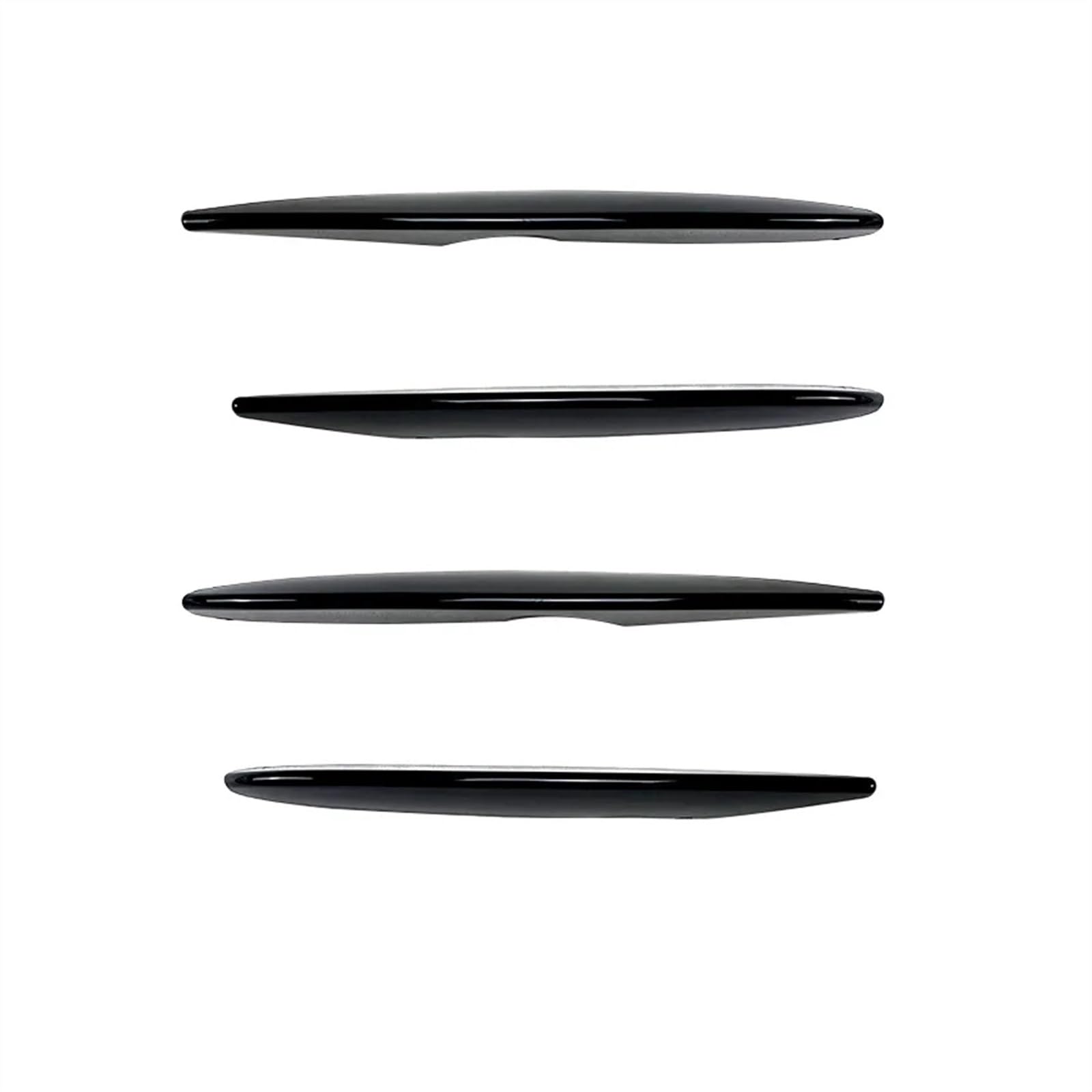 Auto Frontstoßstange Spoiler Frontspoiler Für Benz GLC250 260 300 350 43 Klasse X253 2016-2019 Für AMG Für GLC Auto Front Stoßstange Lip Spoiler Splitter Trim Schwarz Frontlippe Spoiler(4PCS Black) von SIFUSM