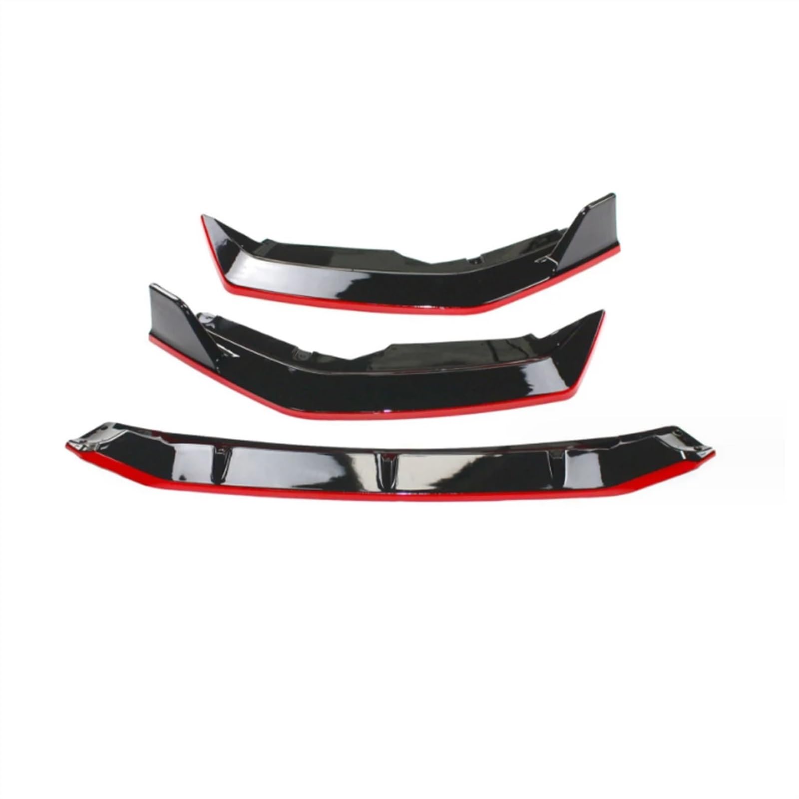 Auto Frontstoßstange Spoiler Frontspoilerlippe Für Sentra Für Sylphy 2020-2022 Frontspoilerlippe Splitter Body Kit Schürzen Abdeckung Schutzleiste Glanzschwarz Frontlippe Spoiler(Red Line) von SIFUSM