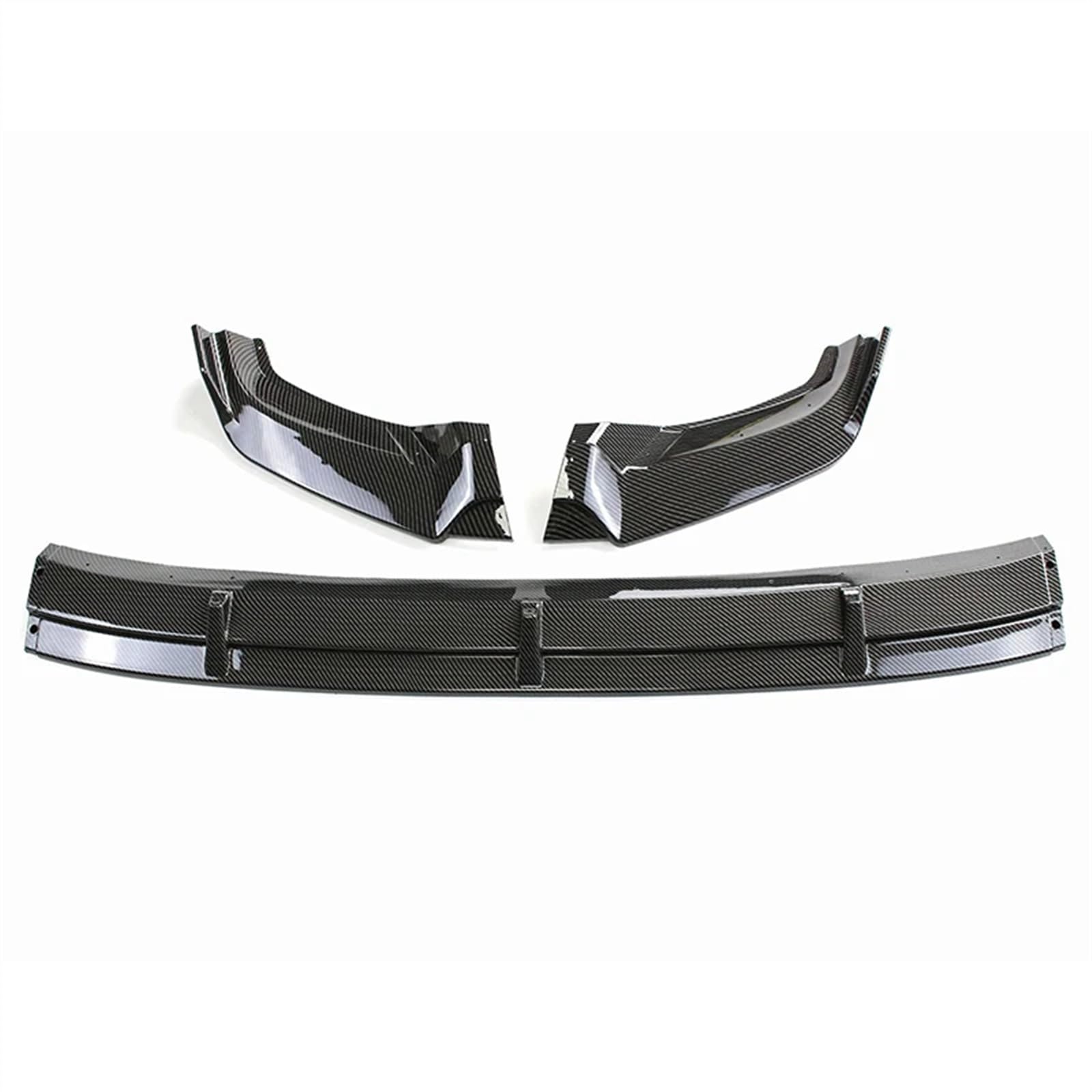 Auto Frontstoßstange Spoiler Für VW Für Tiguan 2017 2018 2019 2020 Auto Vorderen Stoßfänger Lip Spoiler Splitter Diffusor Body Kits Front Spoiler Stoßstange Wache Protector Frontlippe Spoiler(Carbon L von SIFUSM